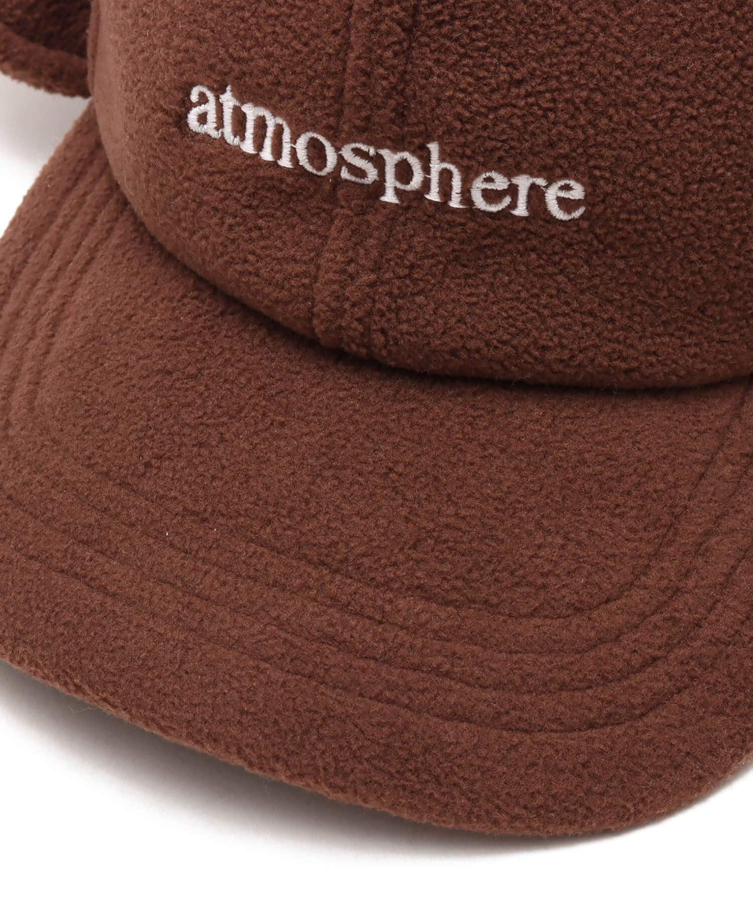 atmos Fleece Cap BROWNの画像