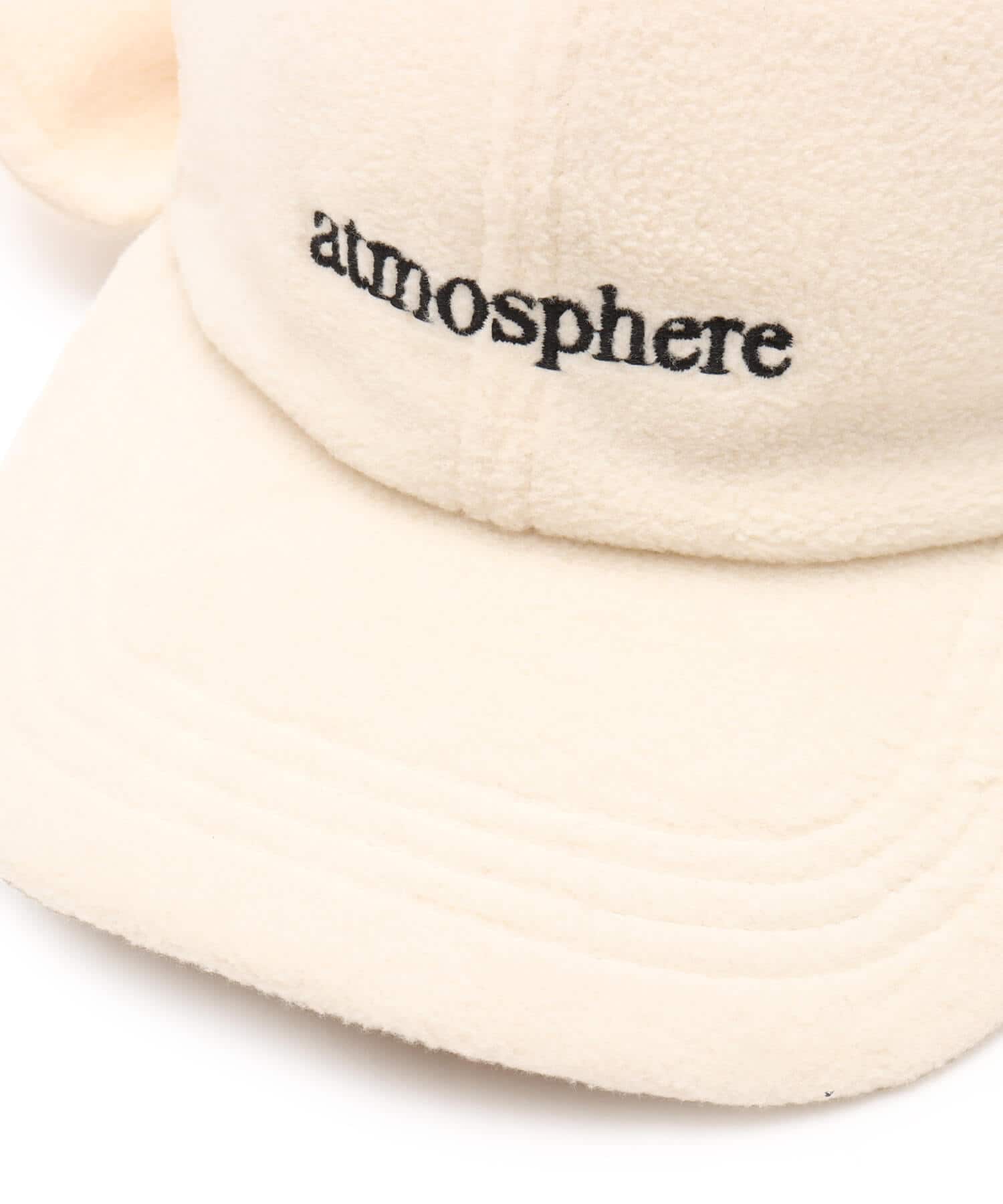 atmos Fleece Cap OFF WHITEの画像