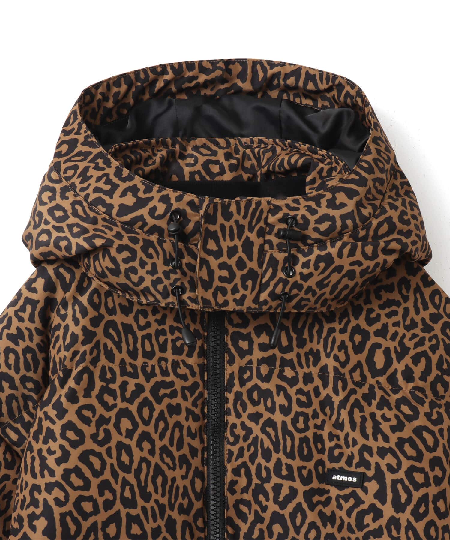 atmos Down Jacket BROWNの画像