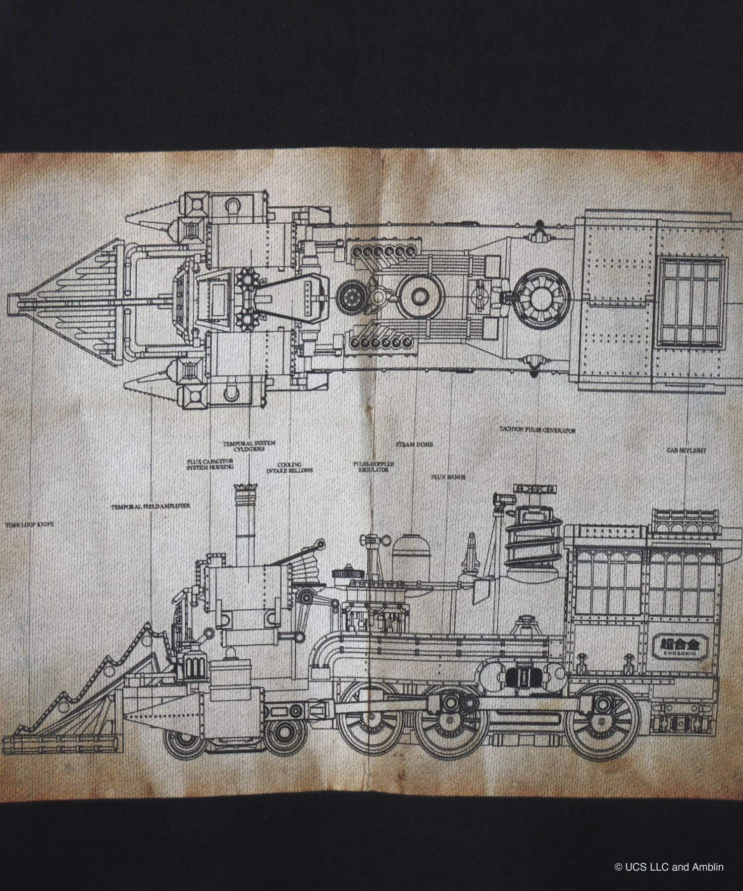 atmos x Back to the Future PartIII x 超合金 Sweatshirt BLACKの画像