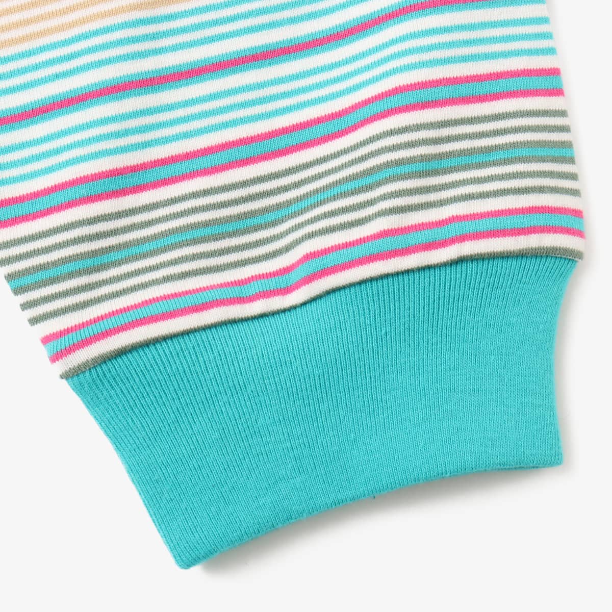 atmos Multi-color Border LS T-shirt GREENの画像