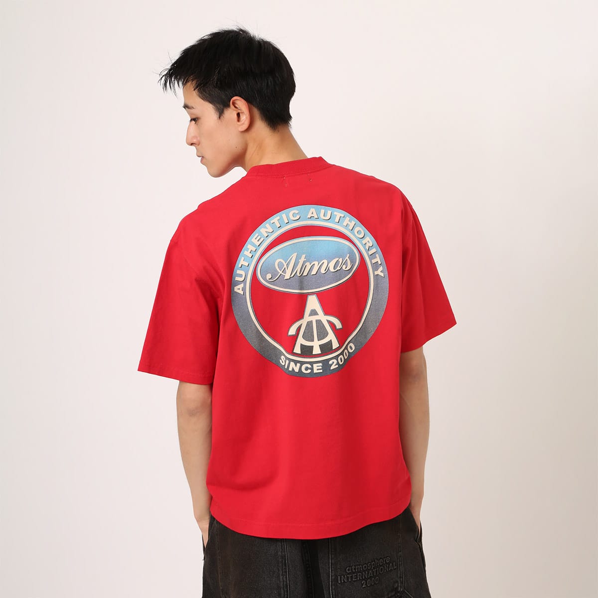 atmos Motor Logo T-shirt REDの画像