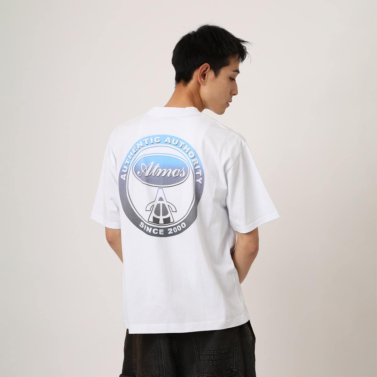 atmos Motor Logo T-shirt WHITE（アトモス モーター ロゴ T