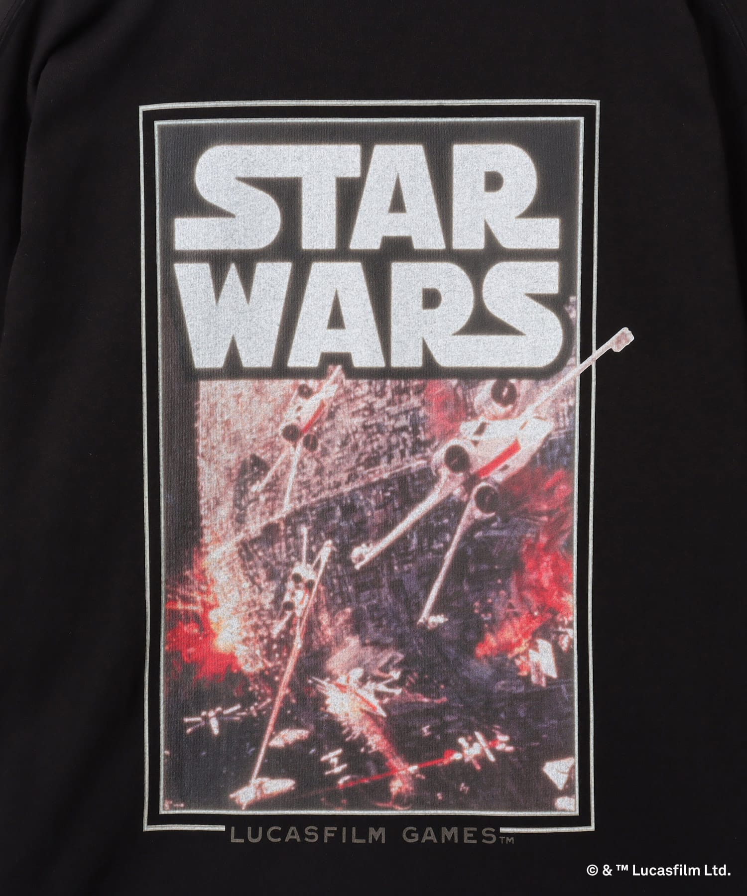 atmos [STAR WARS] GAME LS T-shirt BLACKの画像