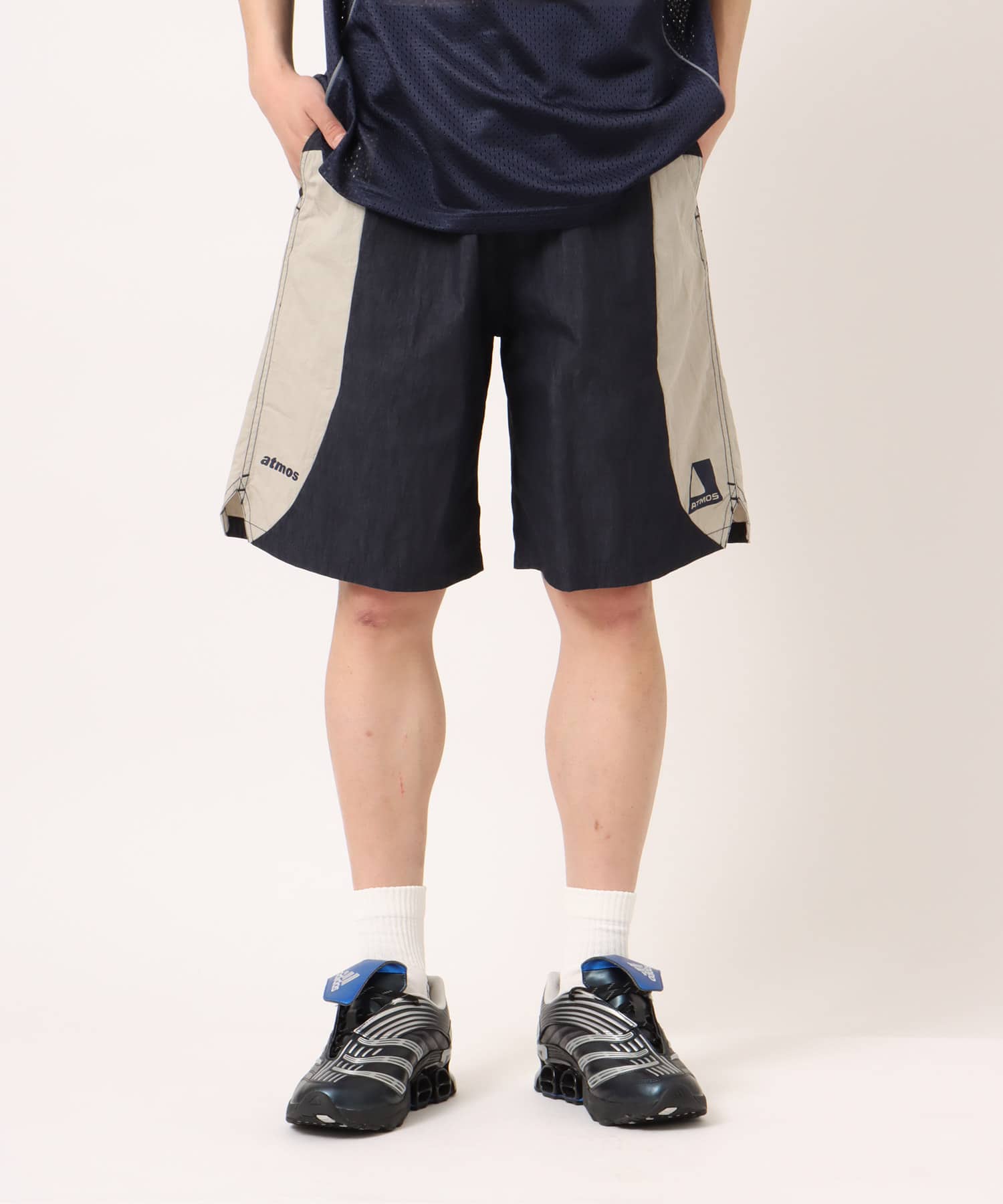 atmos Panel Docking Short Pants NAVYの画像