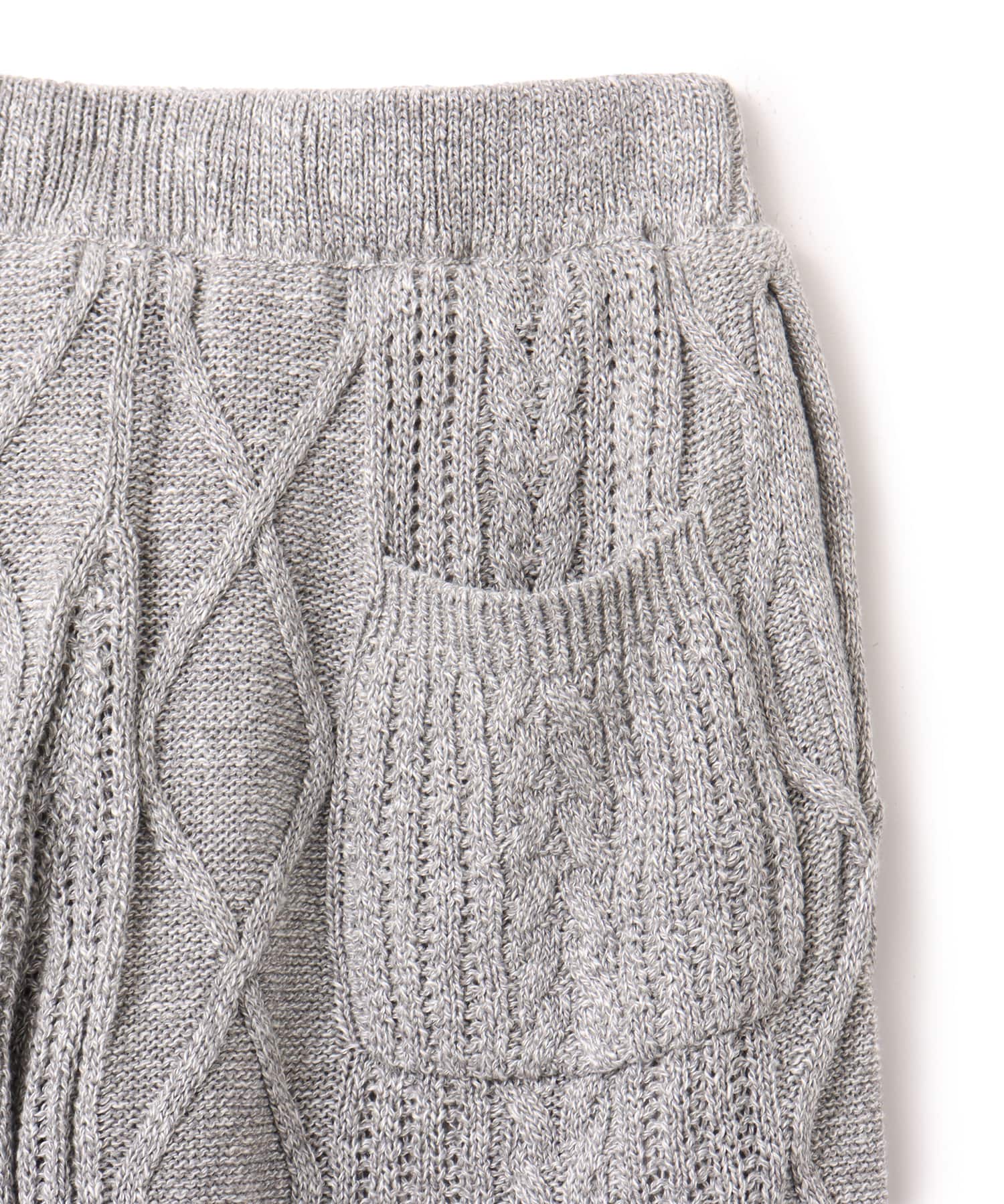 atmos Cable Knit Short Pants GRAYの画像