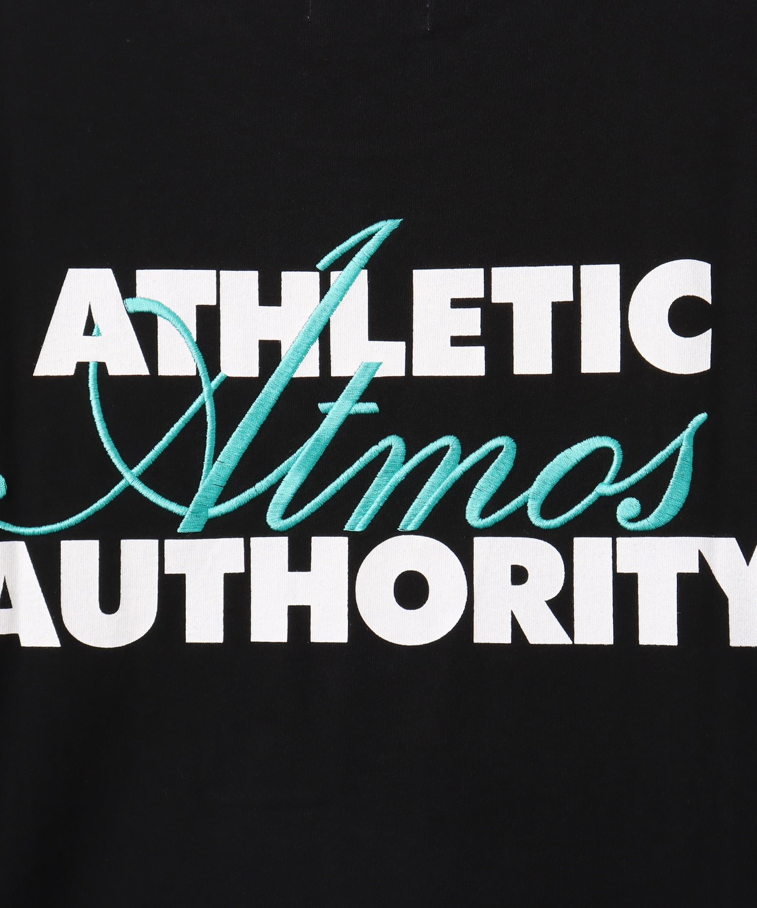 atmos Print & Embroidery T-shirt BLACKの画像