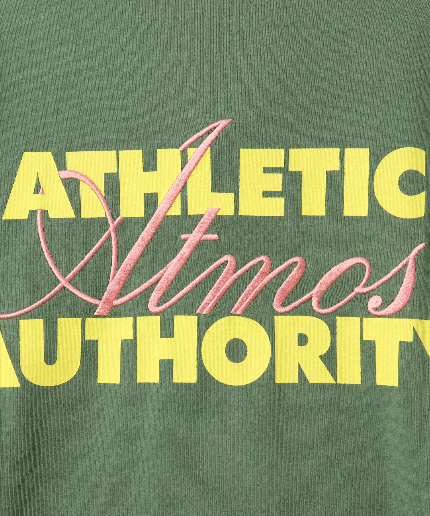 atmos Print & Embroidery T-shirt KHAKIの画像
