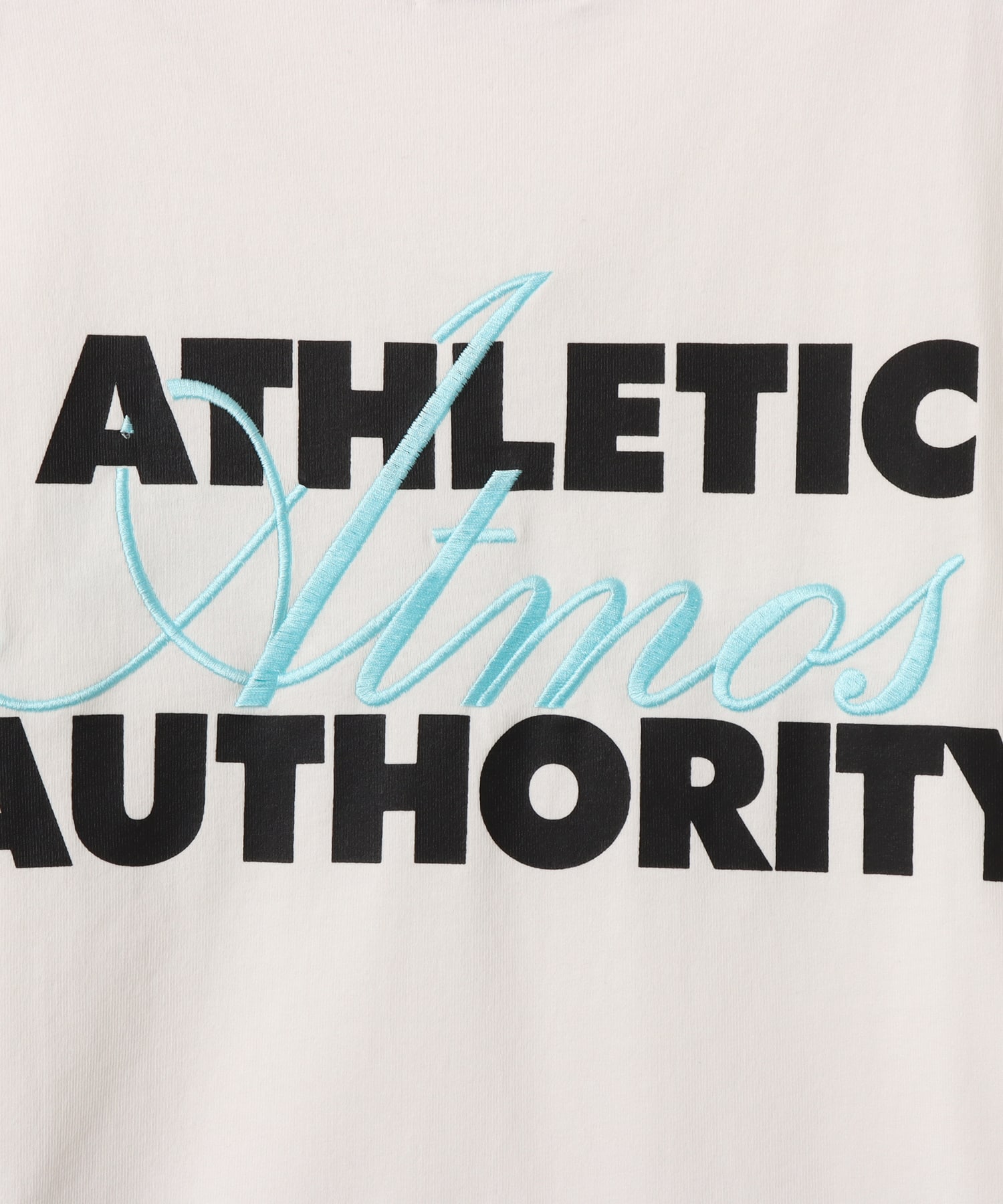 atmos Print & Embroidery T-shirt WHITEの画像