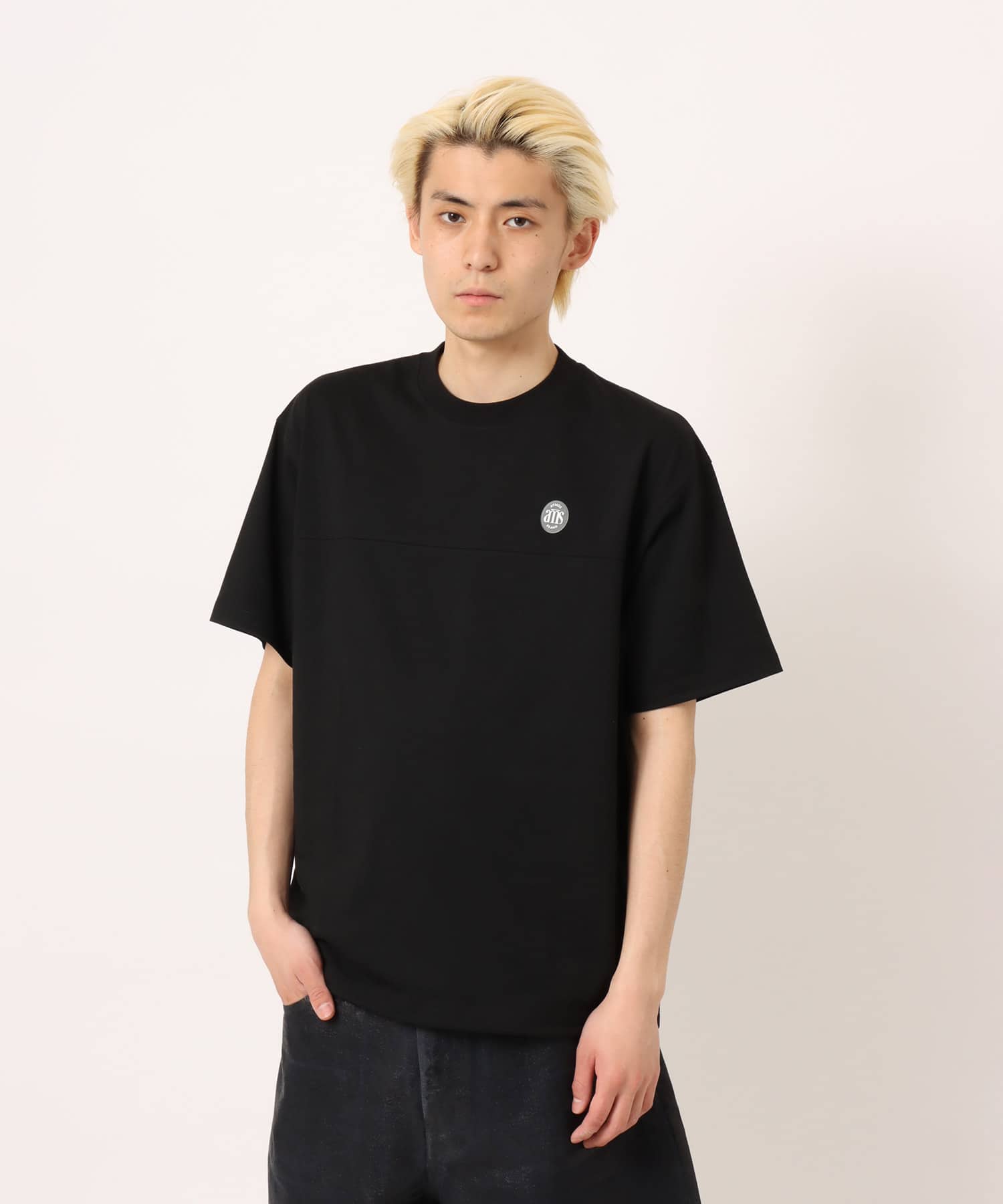 atmos Quick Drying Big silhouette T-shirt BLACKの画像