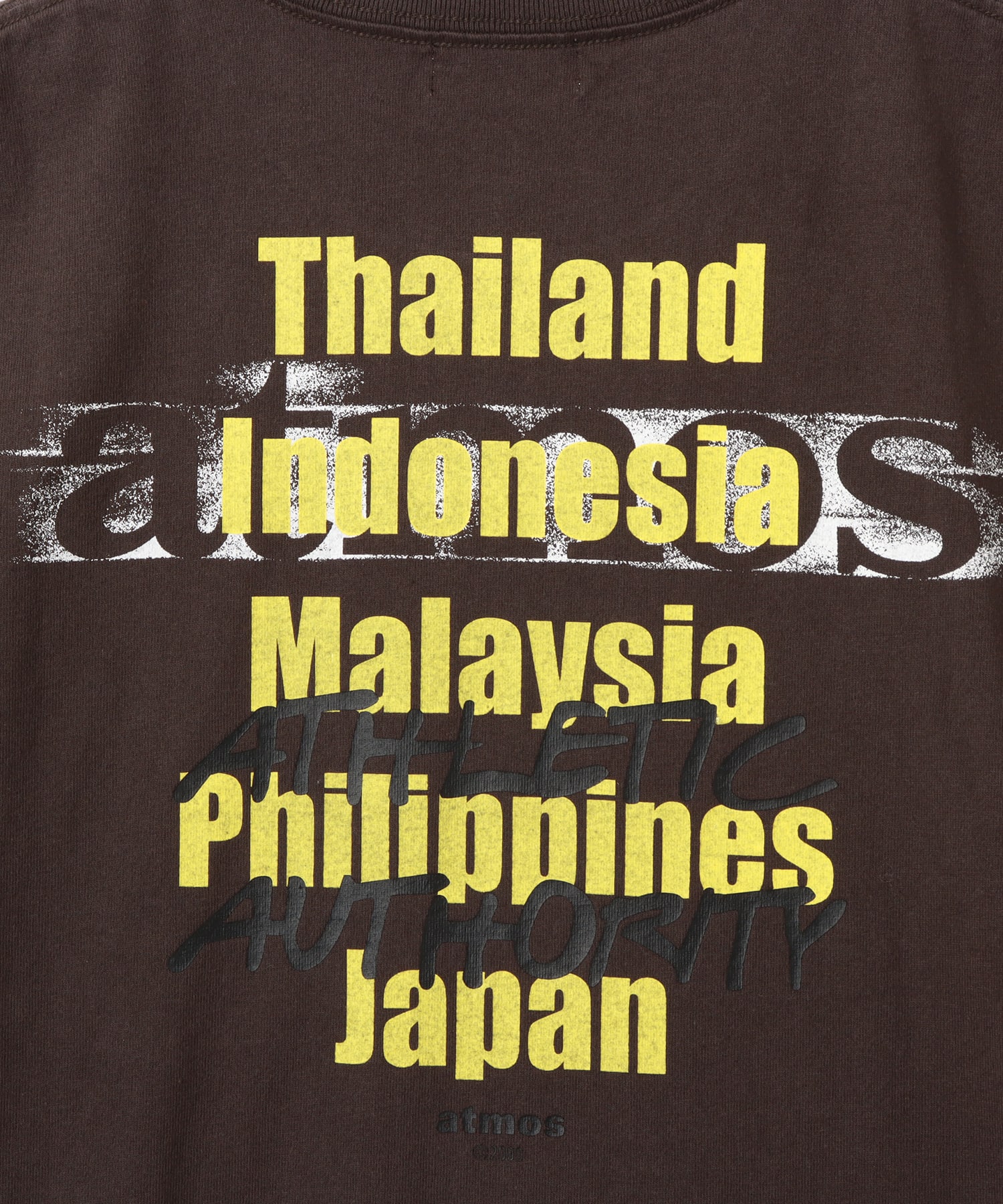 atmos Layered Logo T-shirt CHARCOALの画像