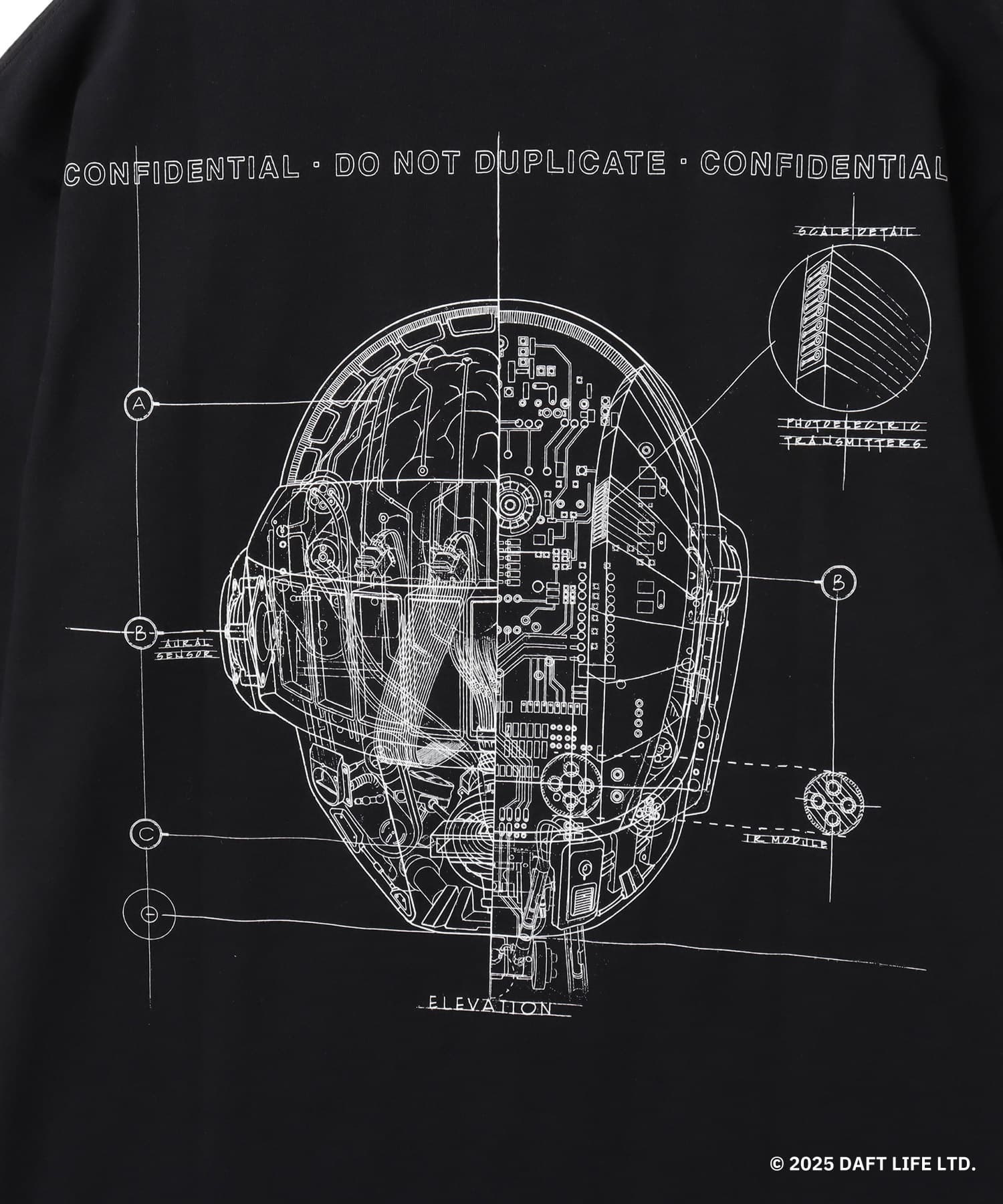 atmos x Daft Punk Random Access Memories T-shirt BLACKの画像