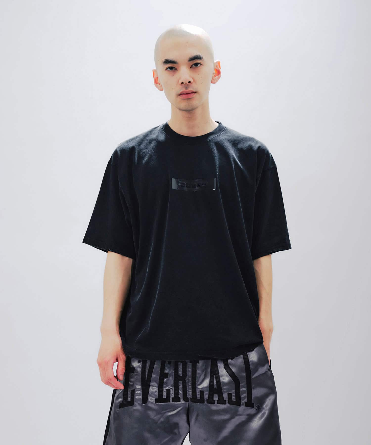 atmos x EVERLAST Vintage Finish T-shirt BLACKの画像