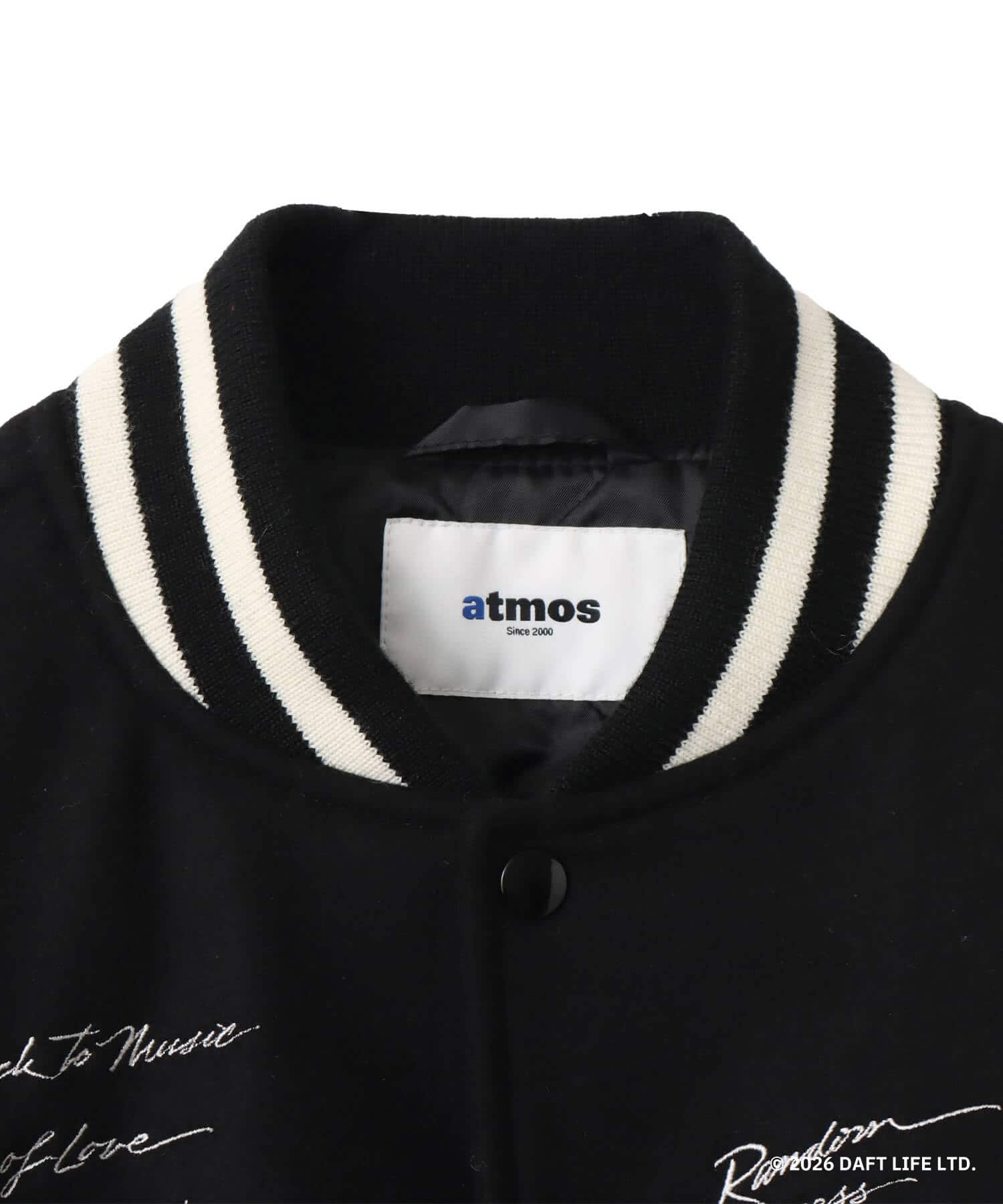 atmos x Daft Punk Random Access Memories Varsity Jacket BLACKの画像