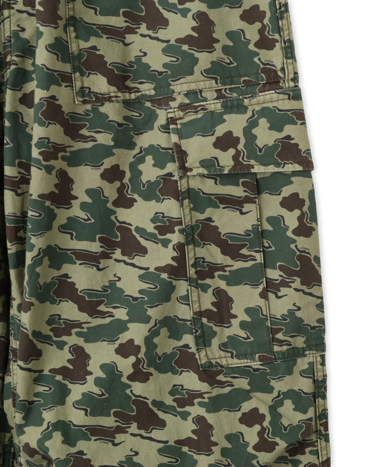 atmos Cotton Military Cargo Pants CAMOUFLAGE KHAKIの画像