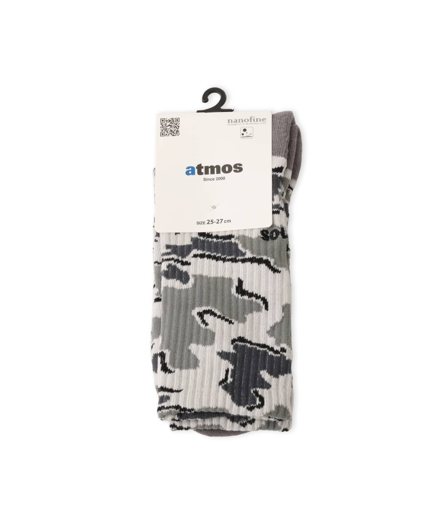 atmos Jacquard Camo Socks CAMOUFLAGE KHAKIの画像