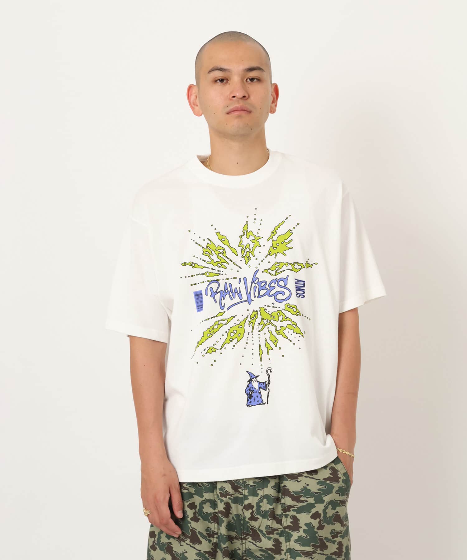 atmos Wizard Print T-shirt WHITE（アトモス ウィザード プリント