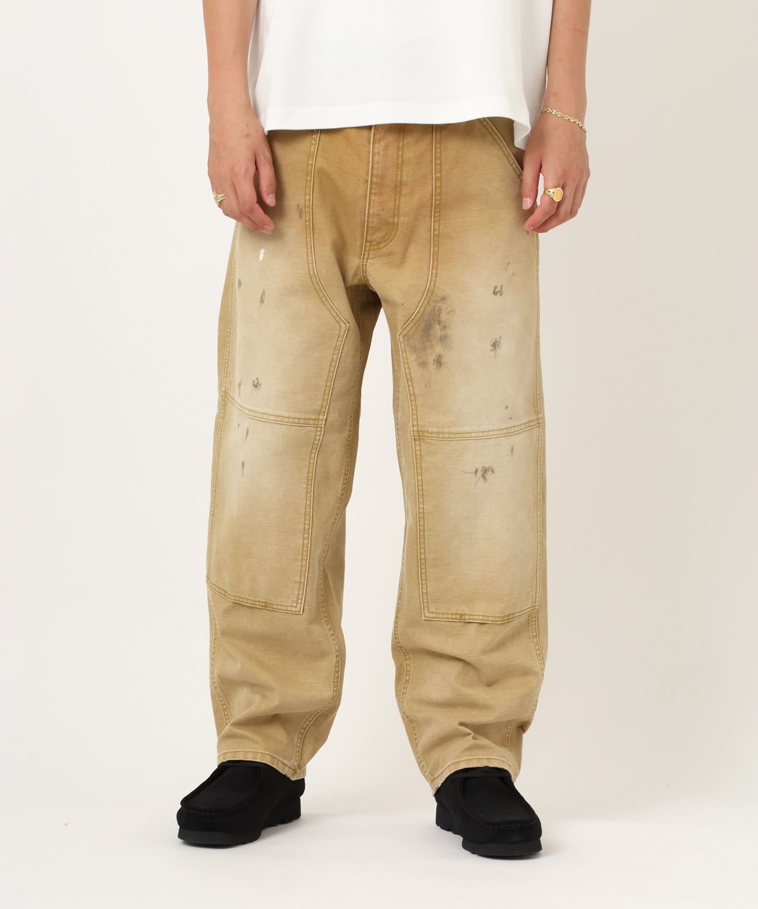 atmos Double Knee Work Pants CAMELの画像