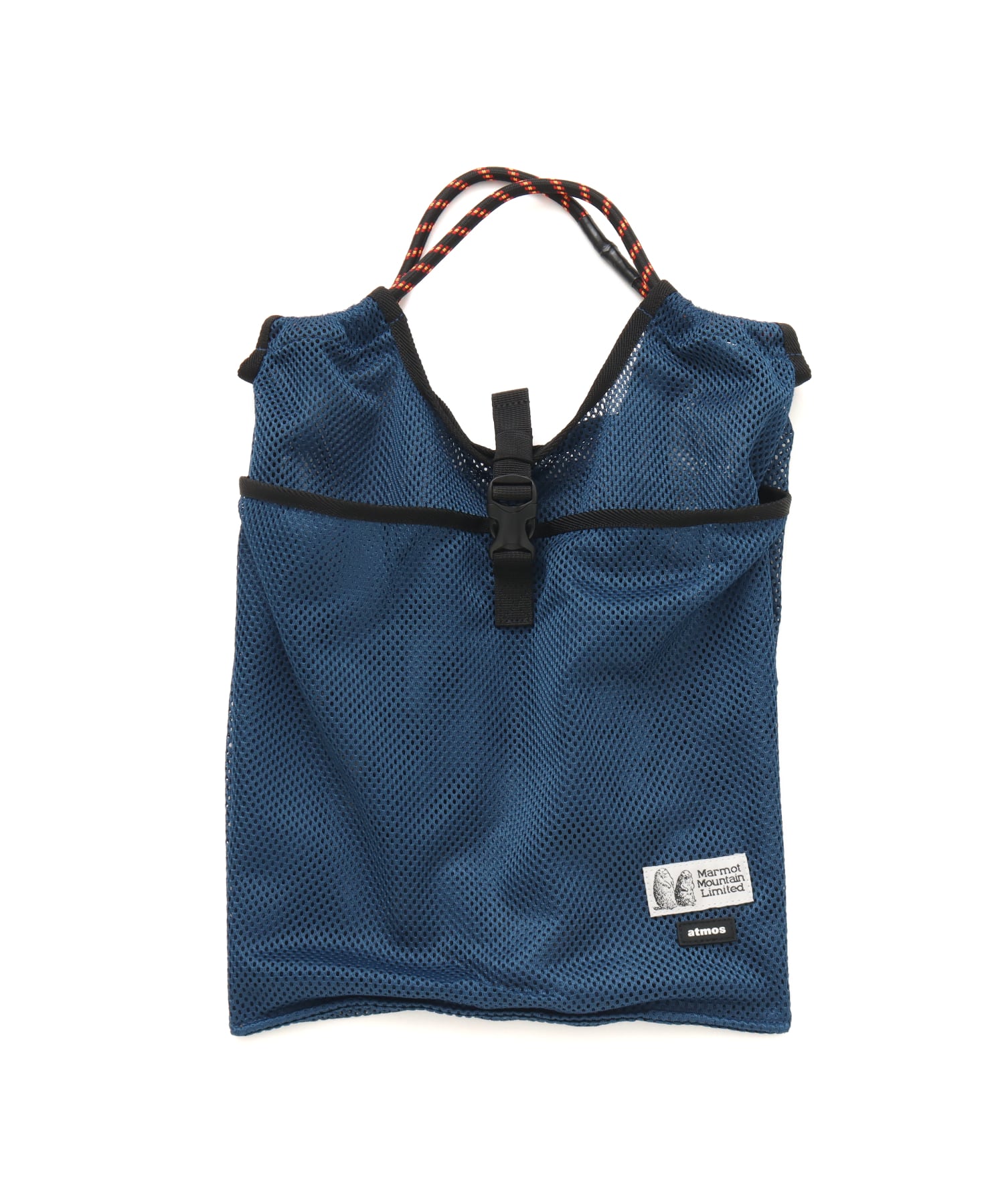 Marmot x atmos Mesh Compact Tote NAVYの画像