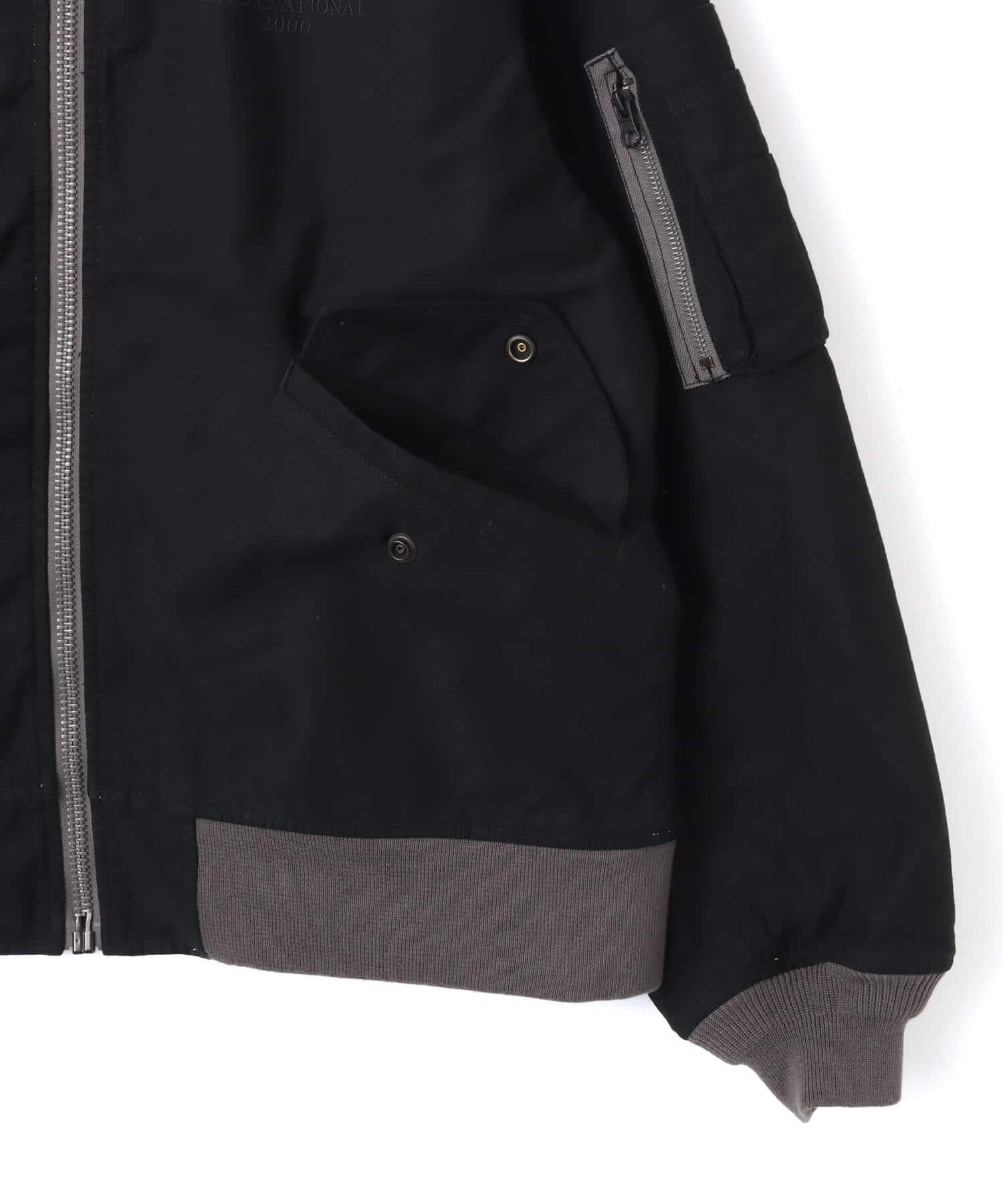atmos Reversible Flight Jacket BLACKの画像