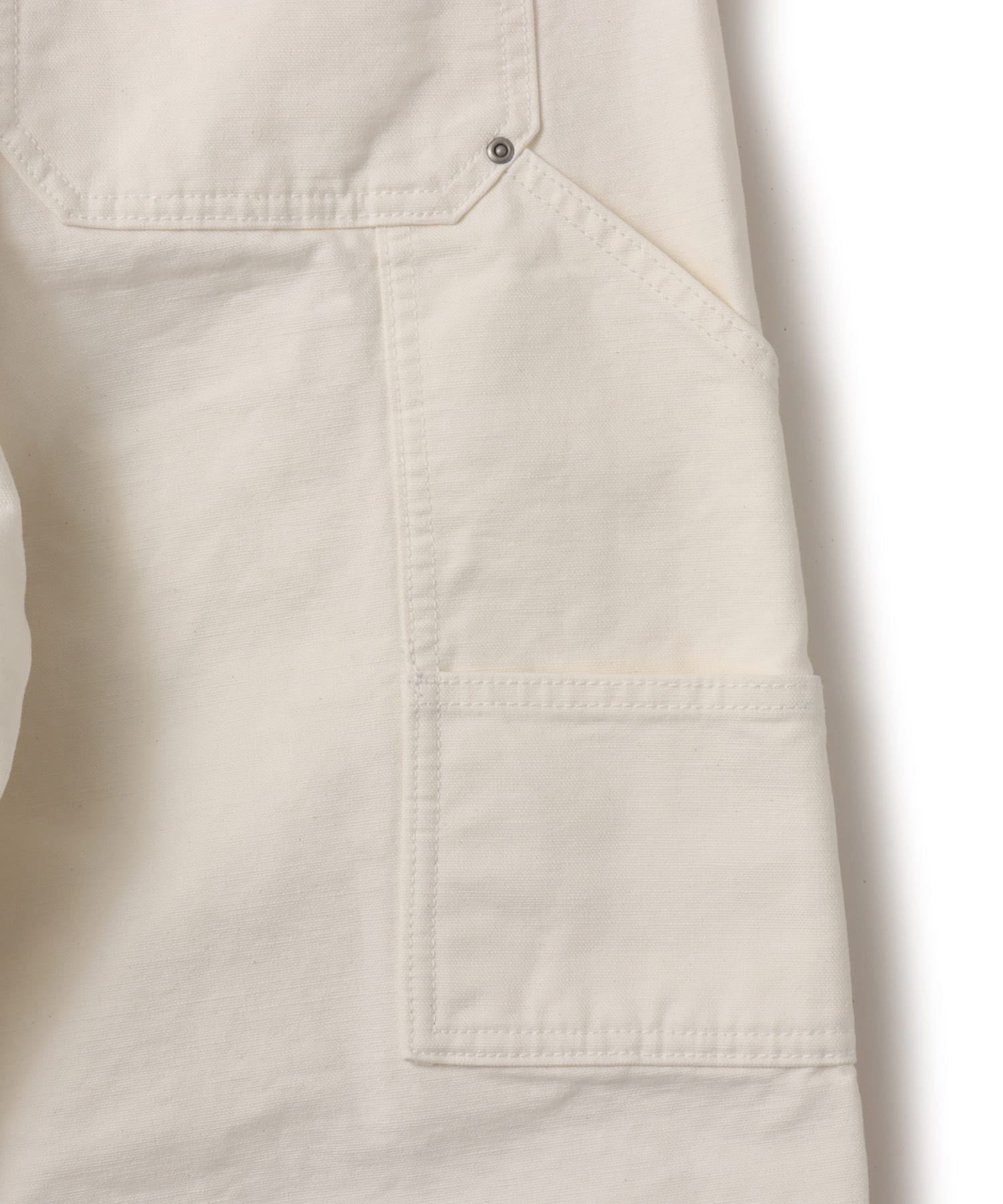 atmos Double-Knee Denim Pants WHITEの画像