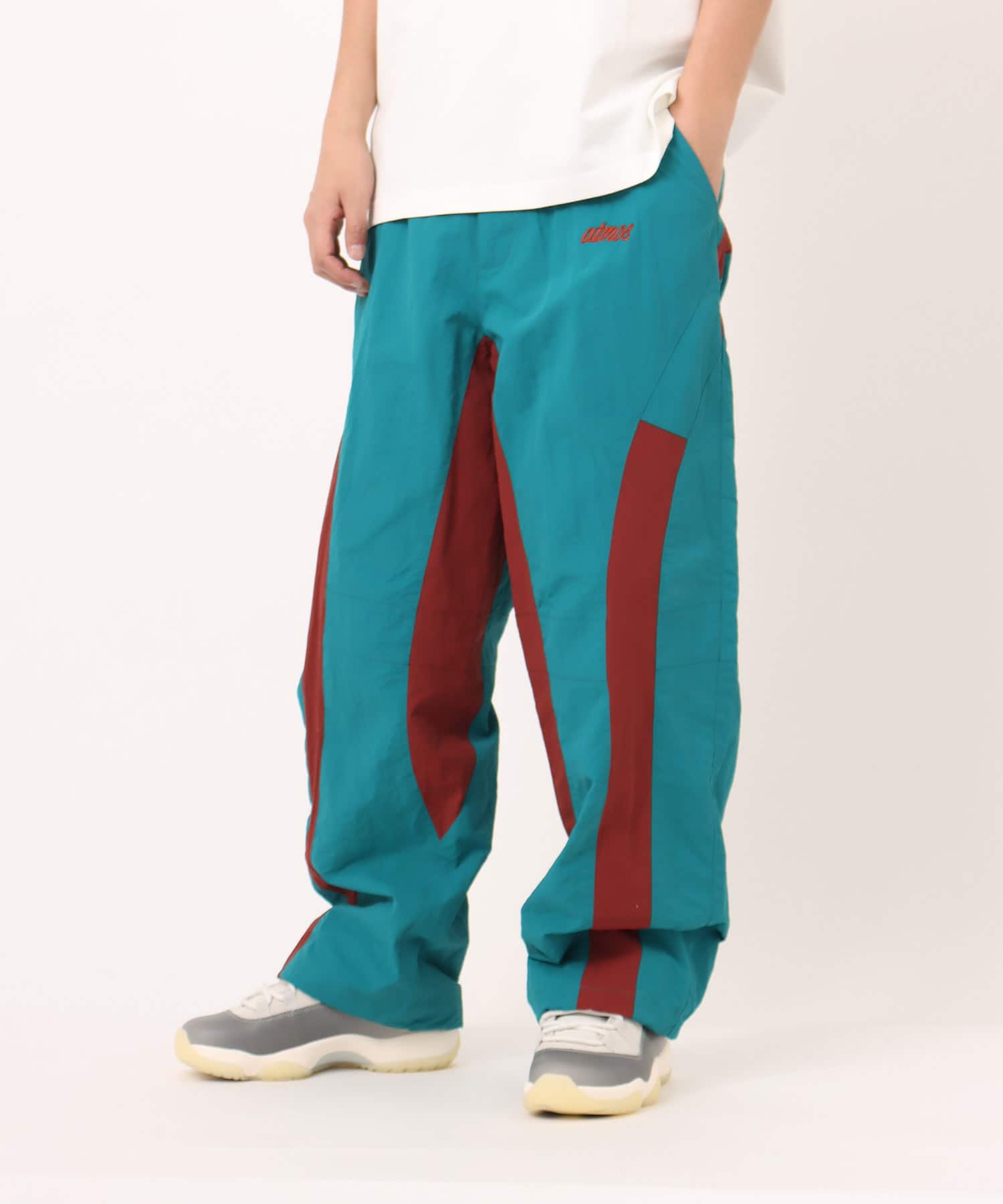atmos Bicolor Track Pants BLUEの画像