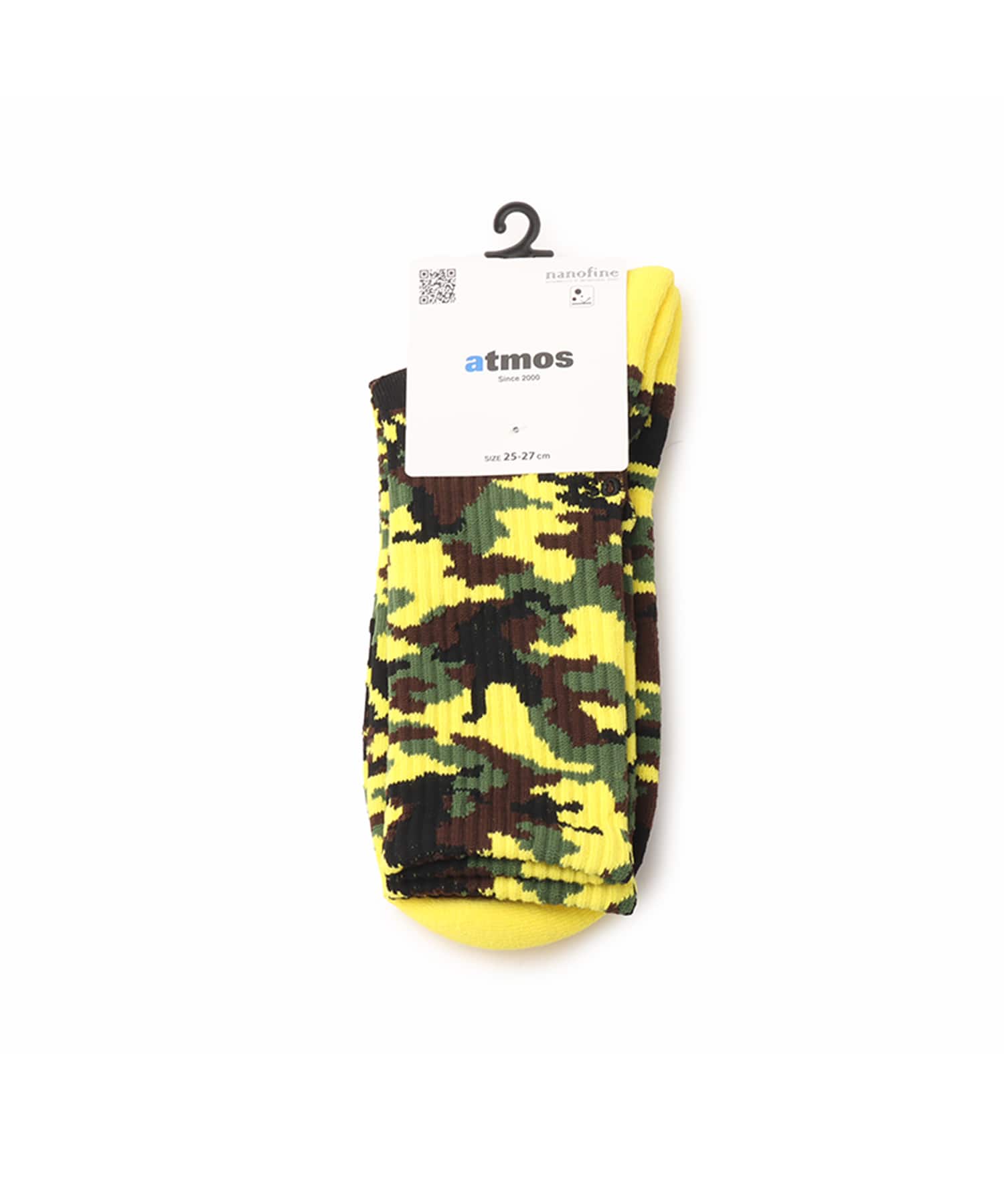 atmos Jacquard Camo Socks YELLOWCAMOUFLAGEの画像