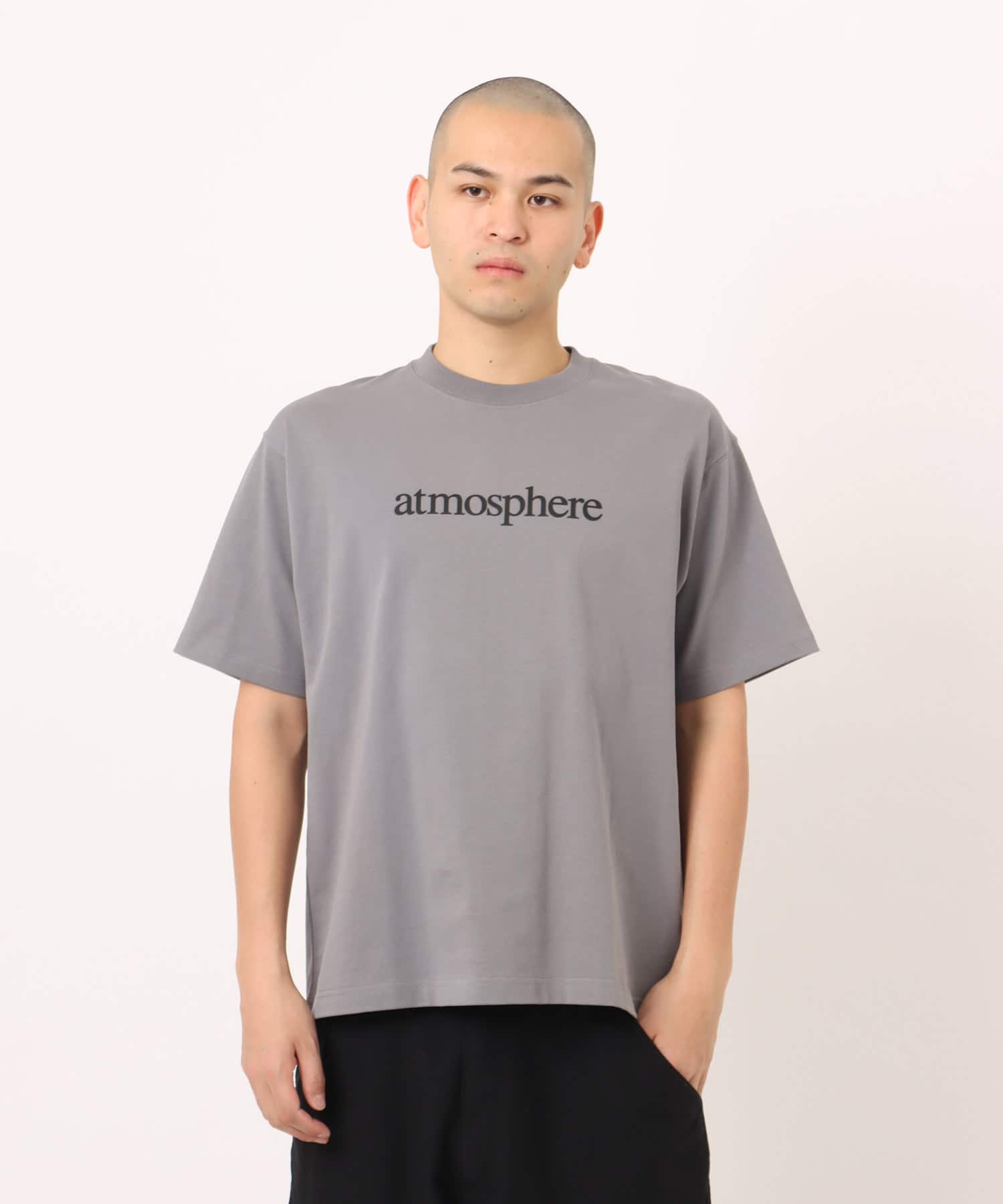 atmos atmosphere Print T-shirt GRAYの画像