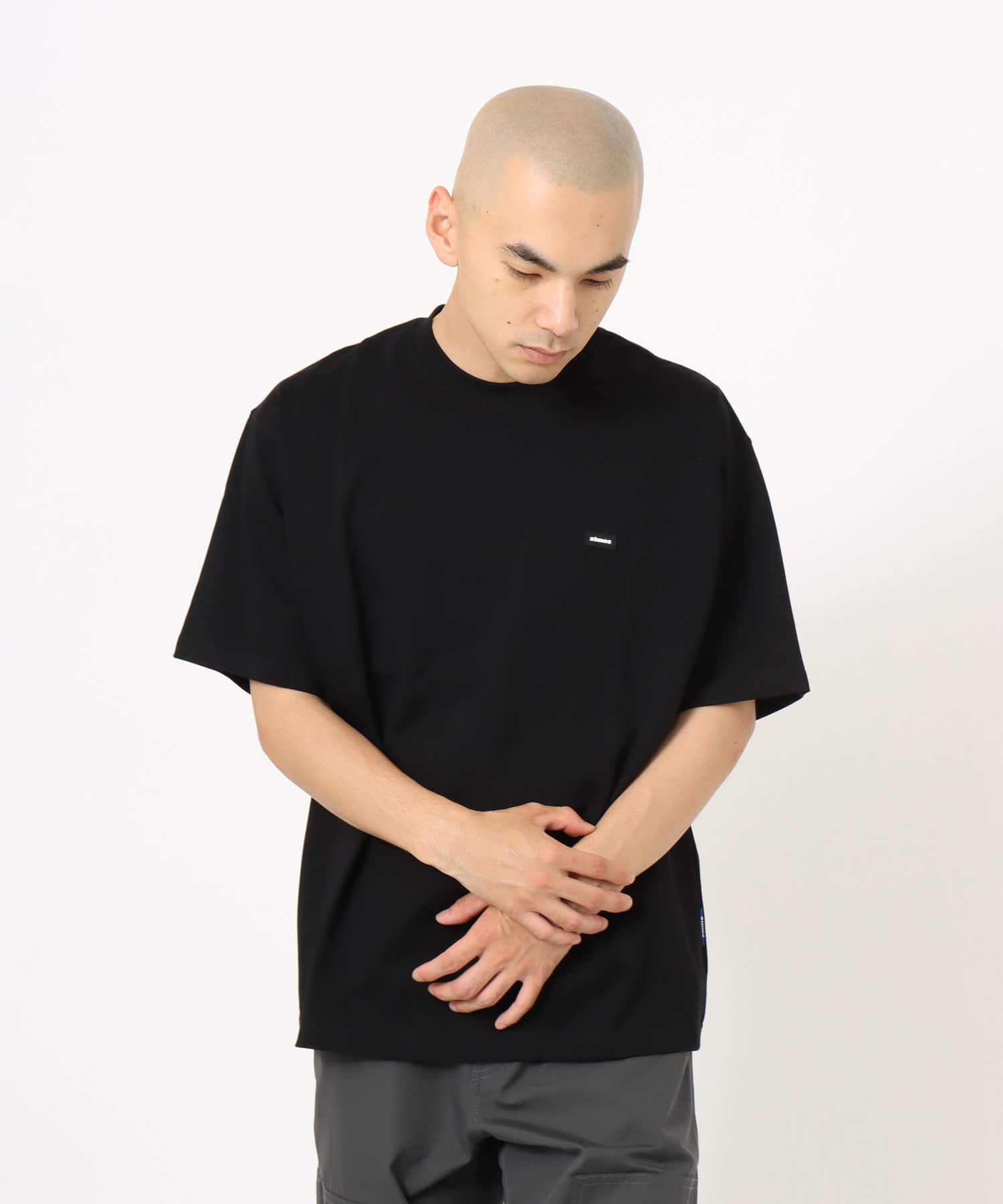 atmos Patch Logo T-Shirt BLACKの画像