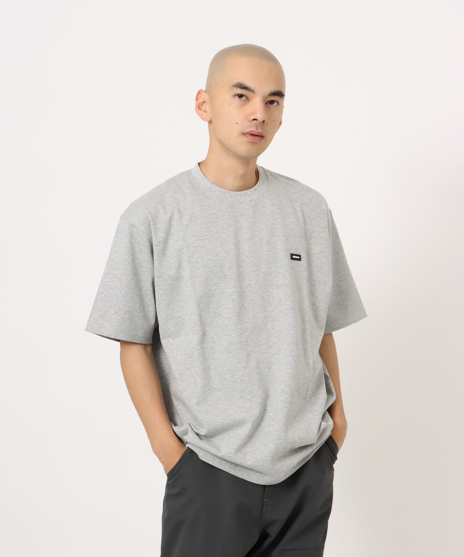 atmos Patch Logo T-Shirt GRAYの画像