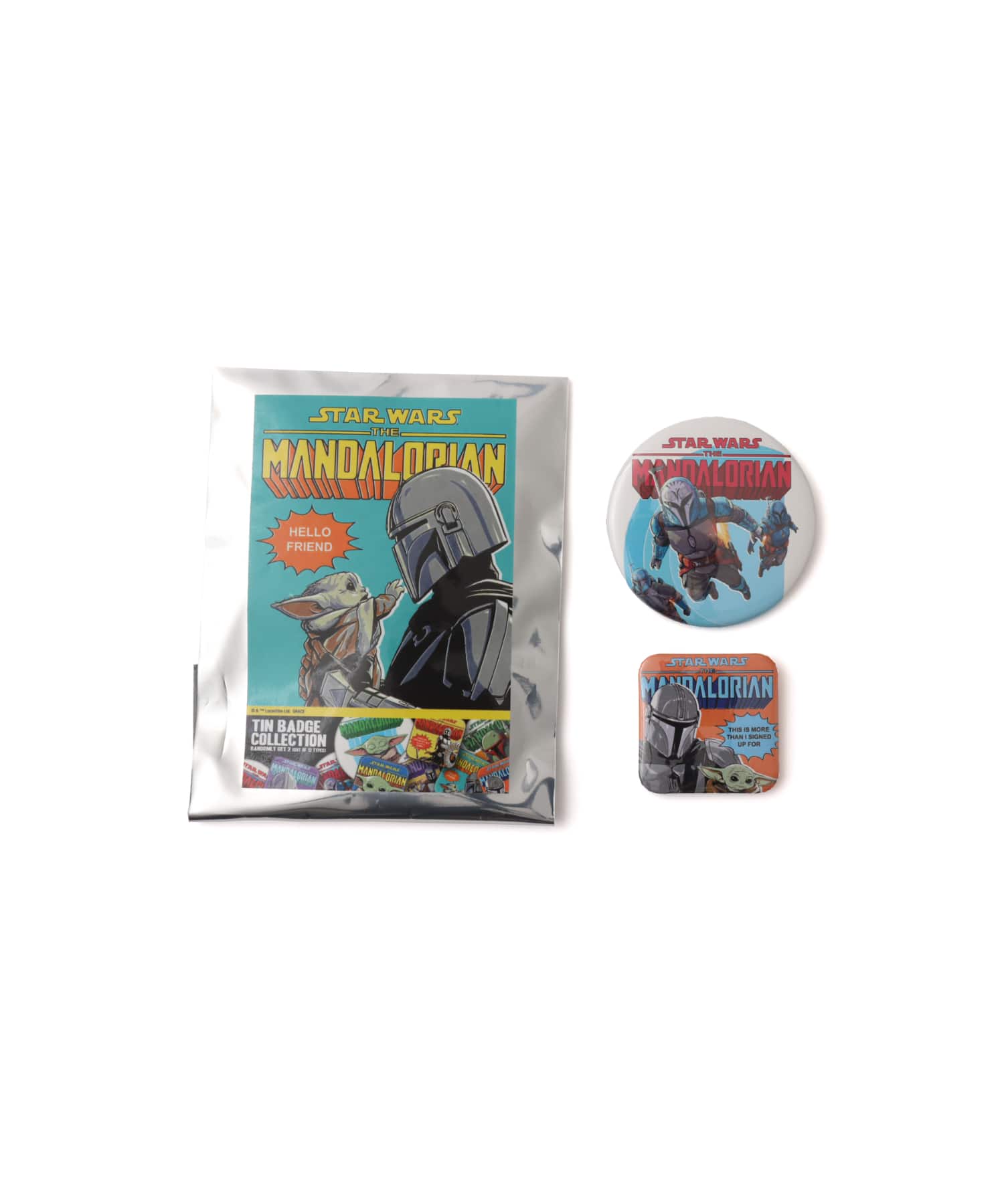 atmos x MANDALORIAN Tin Badge Blind Package MULTIの画像