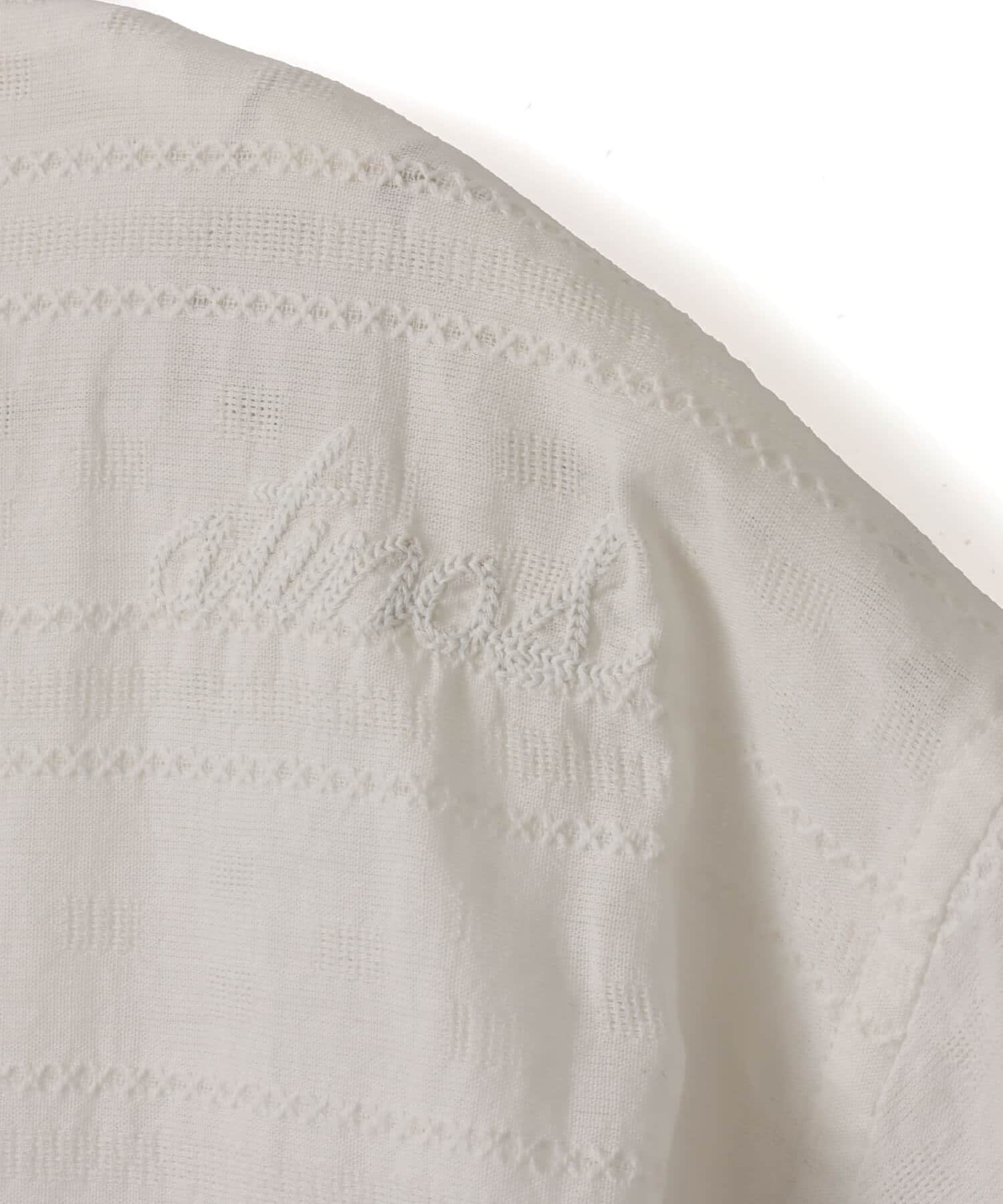 atmos Open Collar SS Shirt WHITEの画像