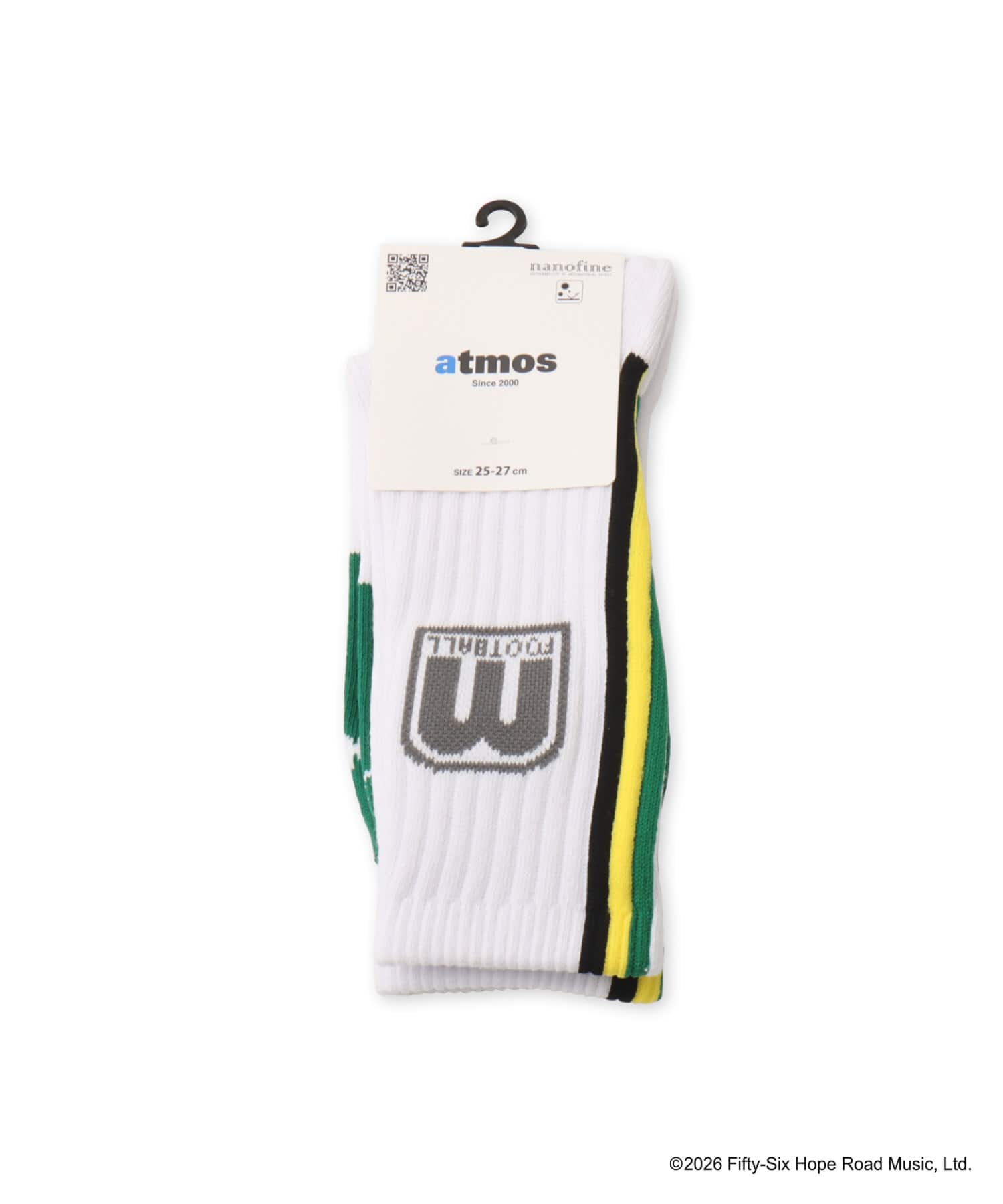 atmos x BOB MARLEY Stripe Socks GREENの画像