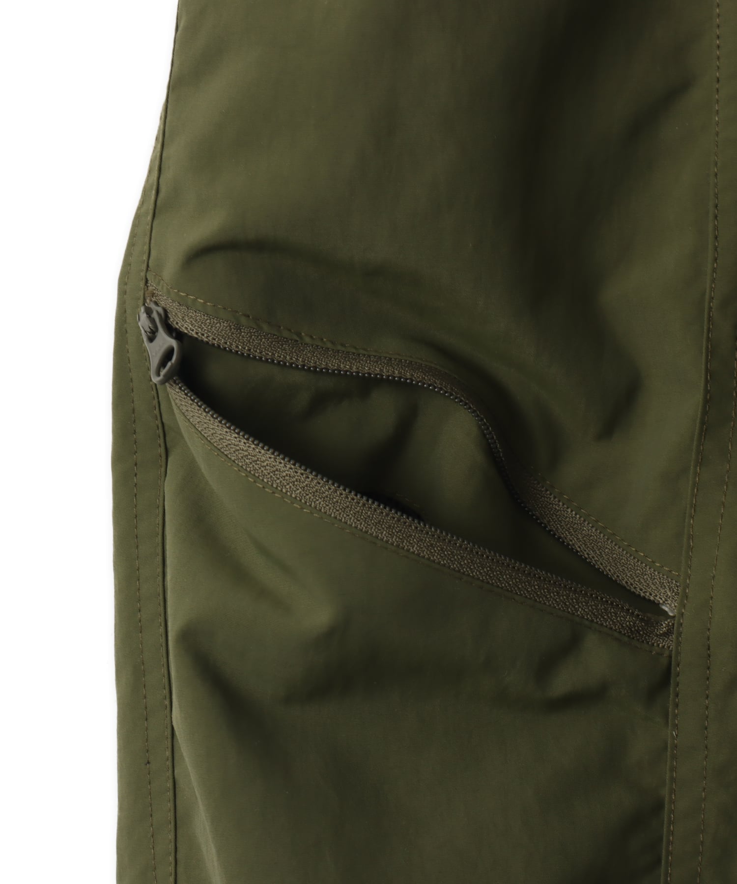 atmos Crinkled Nylon Shorts KHAKIの画像