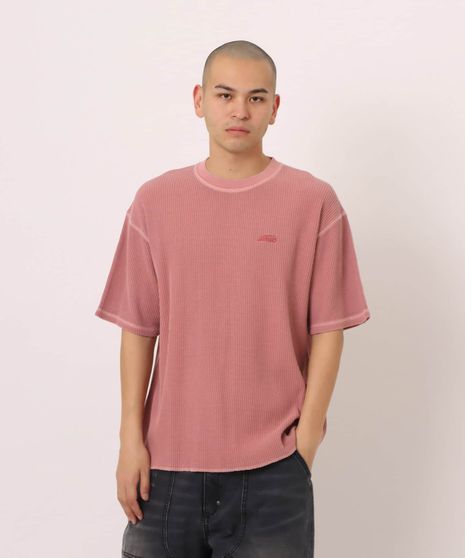 atmos Waffle SS T-shirt PINKの画像