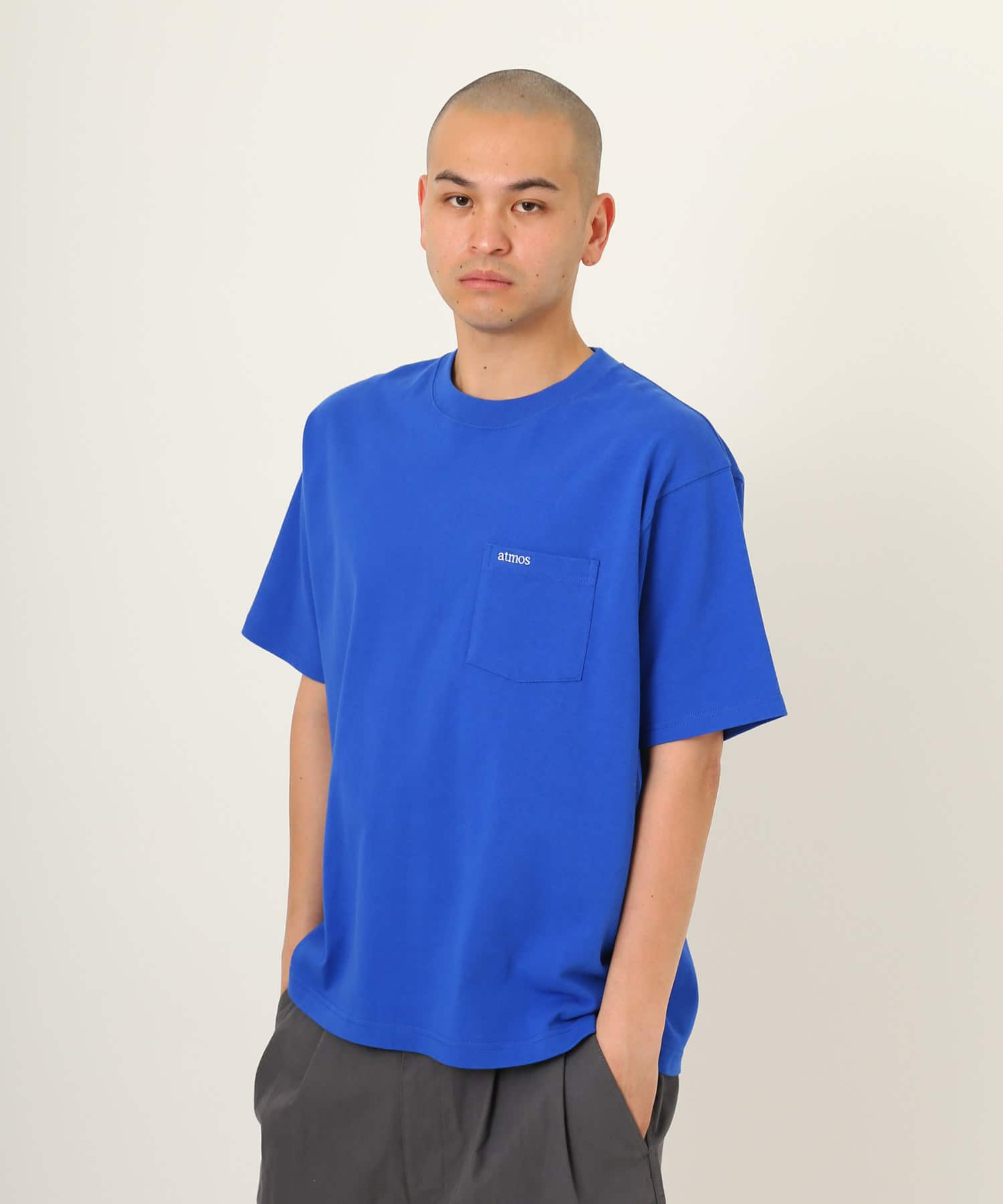 atmos Pocket T-shirt BLUEの画像