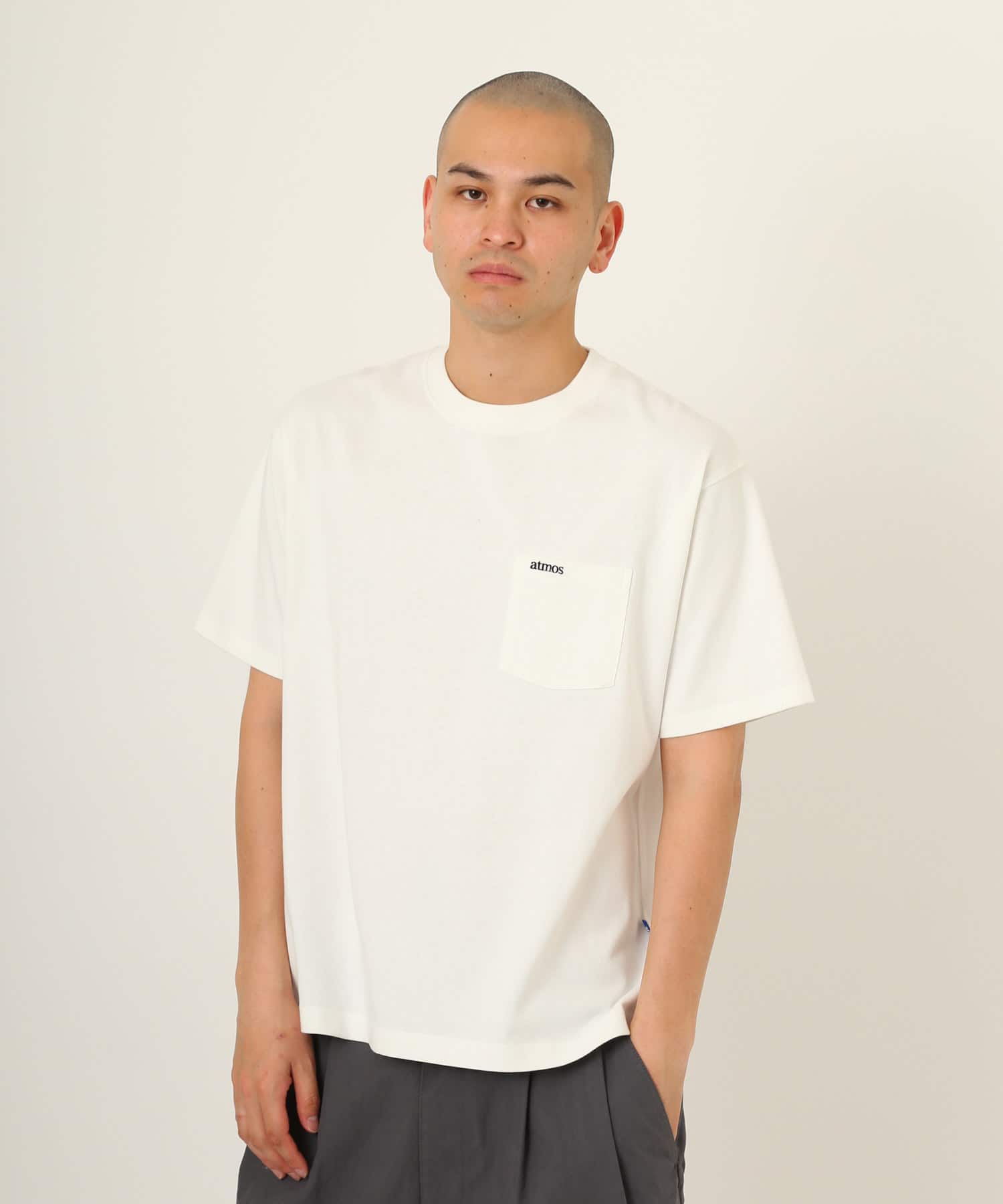atmos Pocket T-shirt WHITEの画像