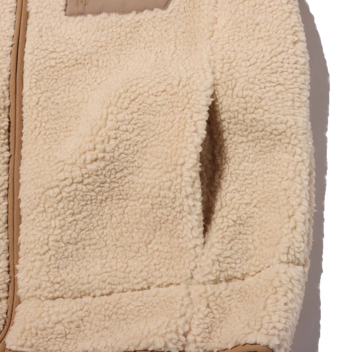 GUESS UNI ZIP UP JACKET BEIGE 20HO-Iの画像