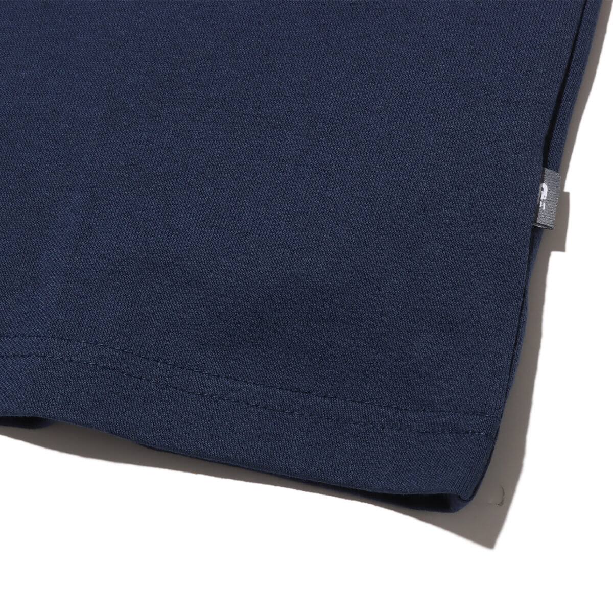New Balance Athletics Flocked リラックス ショートスリーブ Tシャツ NBネイビーの画像