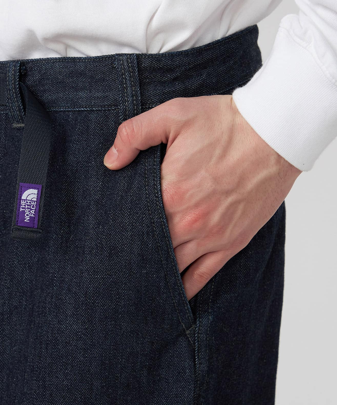 THE NORTH FACE PURPLE LABEL Denim Wide Tapered Field Pants Indigoの画像