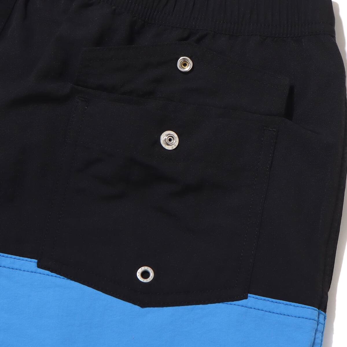 THE NORTH FACE MUD SHORT ブラックxスーパーソニックブルー 23SS-Iの画像