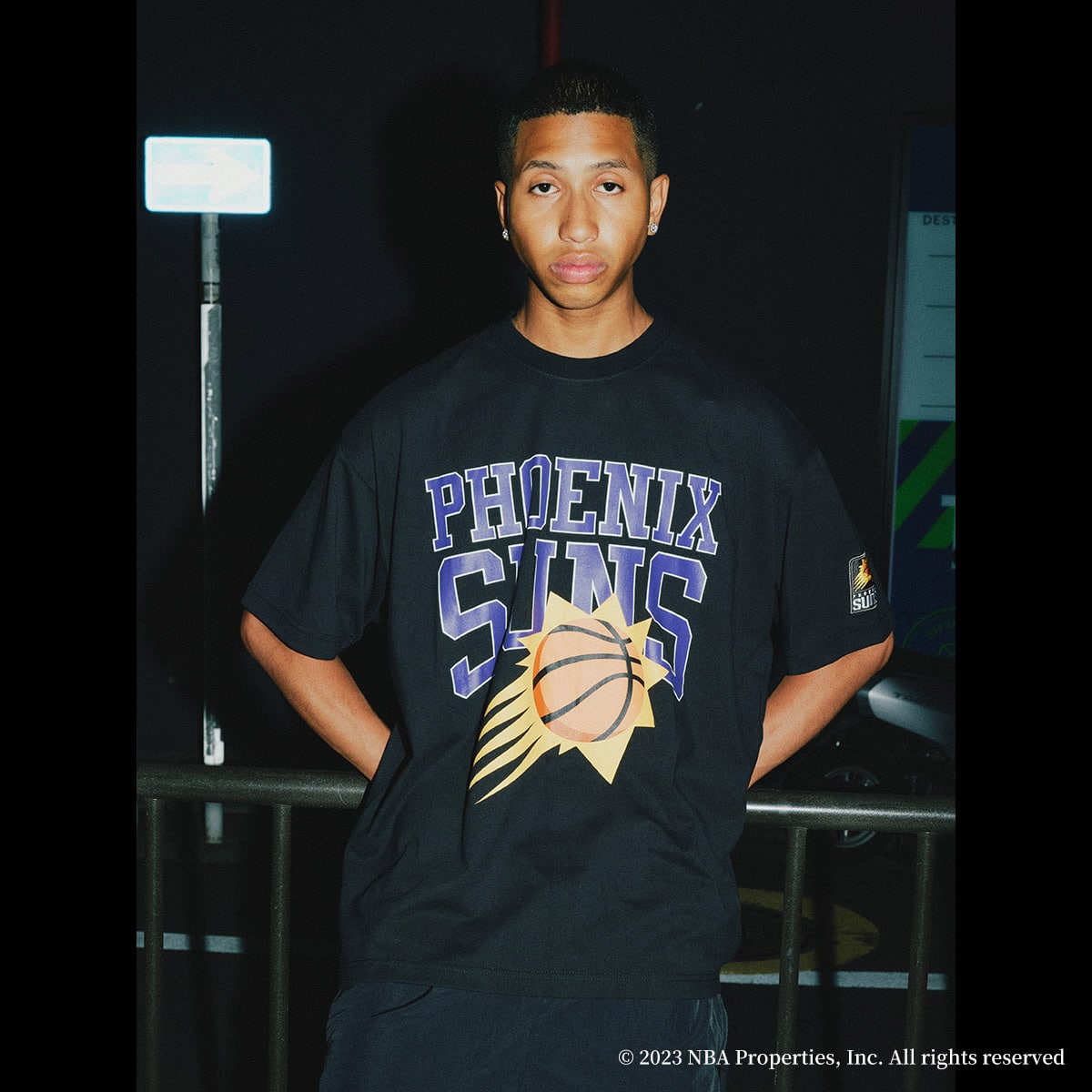 TOKYO23 NBA Team Logo T-Shirt BLACK×SUNS 23FW-Sの画像