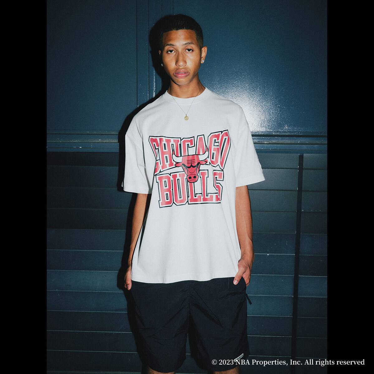 TOKYO23 NBA Team Logo T-Shirt WHITE×BULLS 23FW-Sの画像