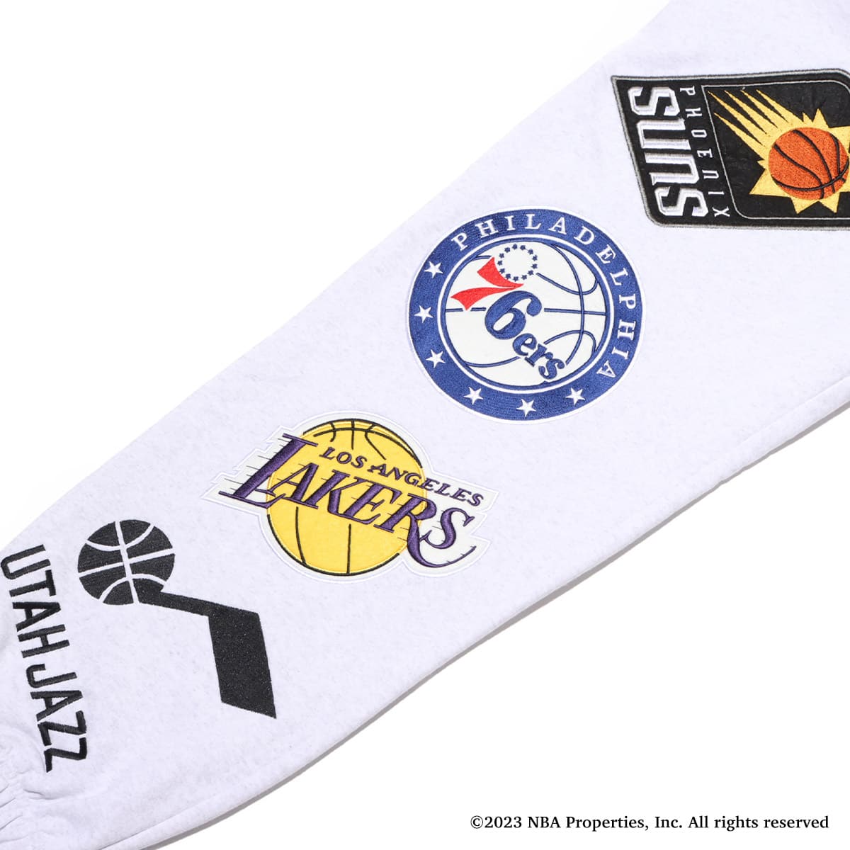 NBA Wappen Sweat Pants GRAY 23FW-Sの画像