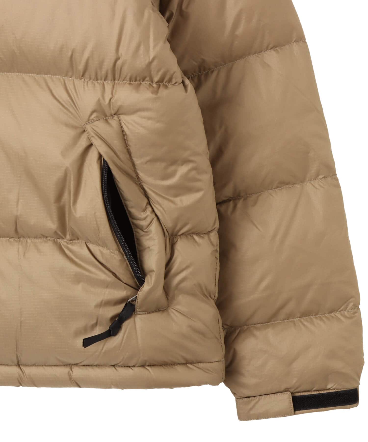 THE NORTH FACE Nuptse Jacket ブラックxクラシックカーキの画像