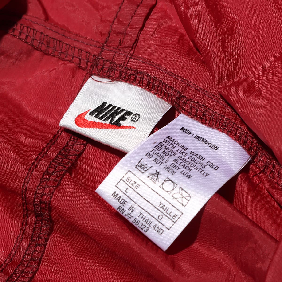 NIKE ACG NYLON PULLOVER JACKET 90年代 USED MAROON 21SS-I