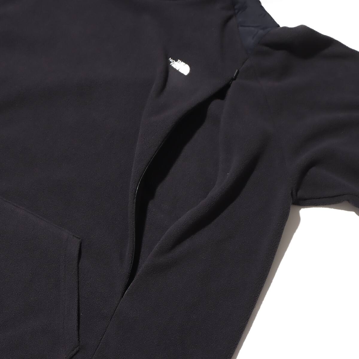 THE NORTH FACE MATERNITY MICRO FLEECE HOODIE BLACKの画像