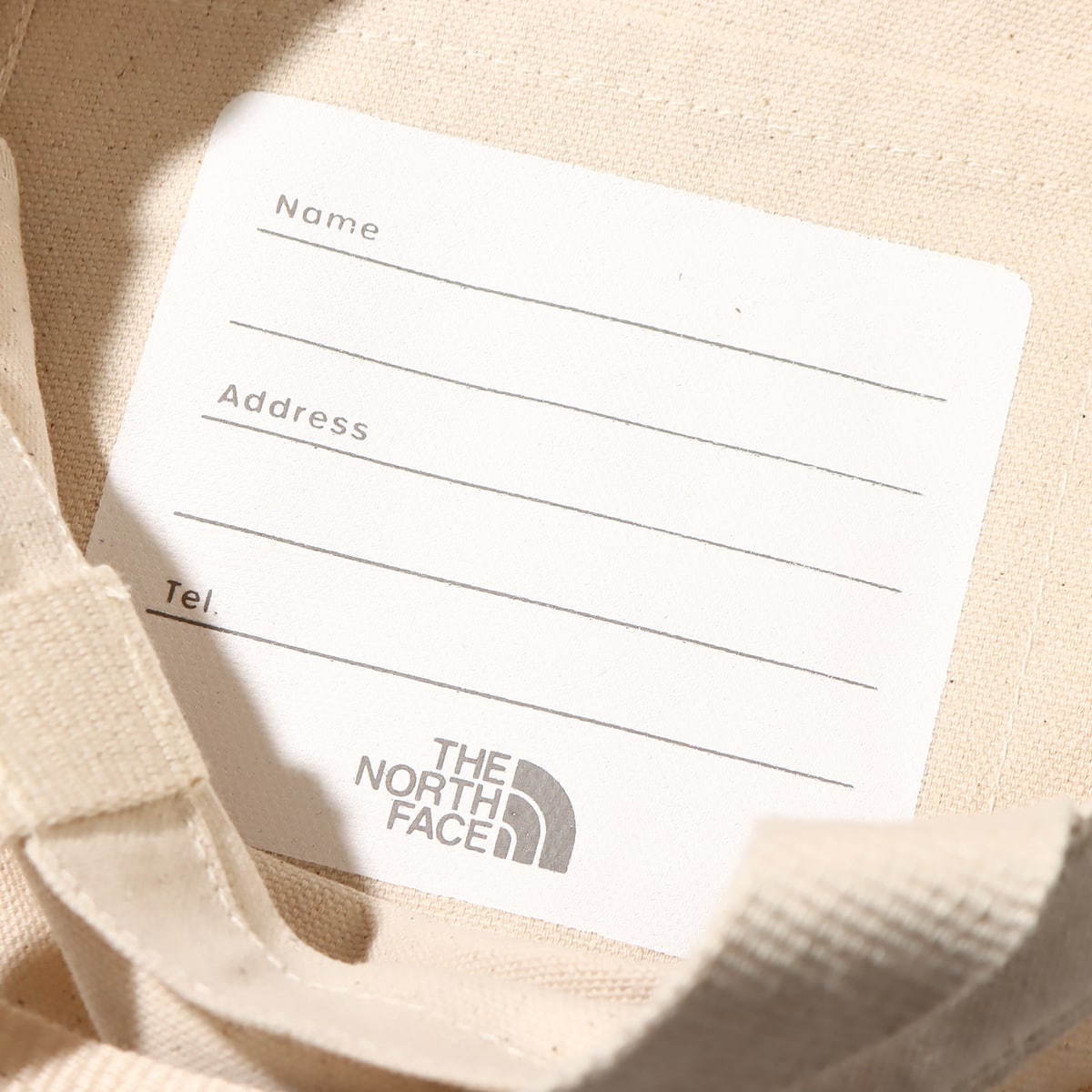 THE NORTH FACE K ORGANIC COTTON TOTE ナチュラルxブラック 23SS-Iの画像