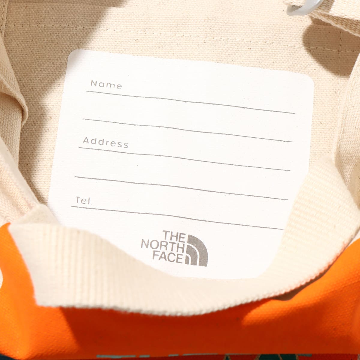 THE NORTH FACE K ORGANIC COTTON TOTE ナチュラルxヨセミテプリント 23SS-Iの画像