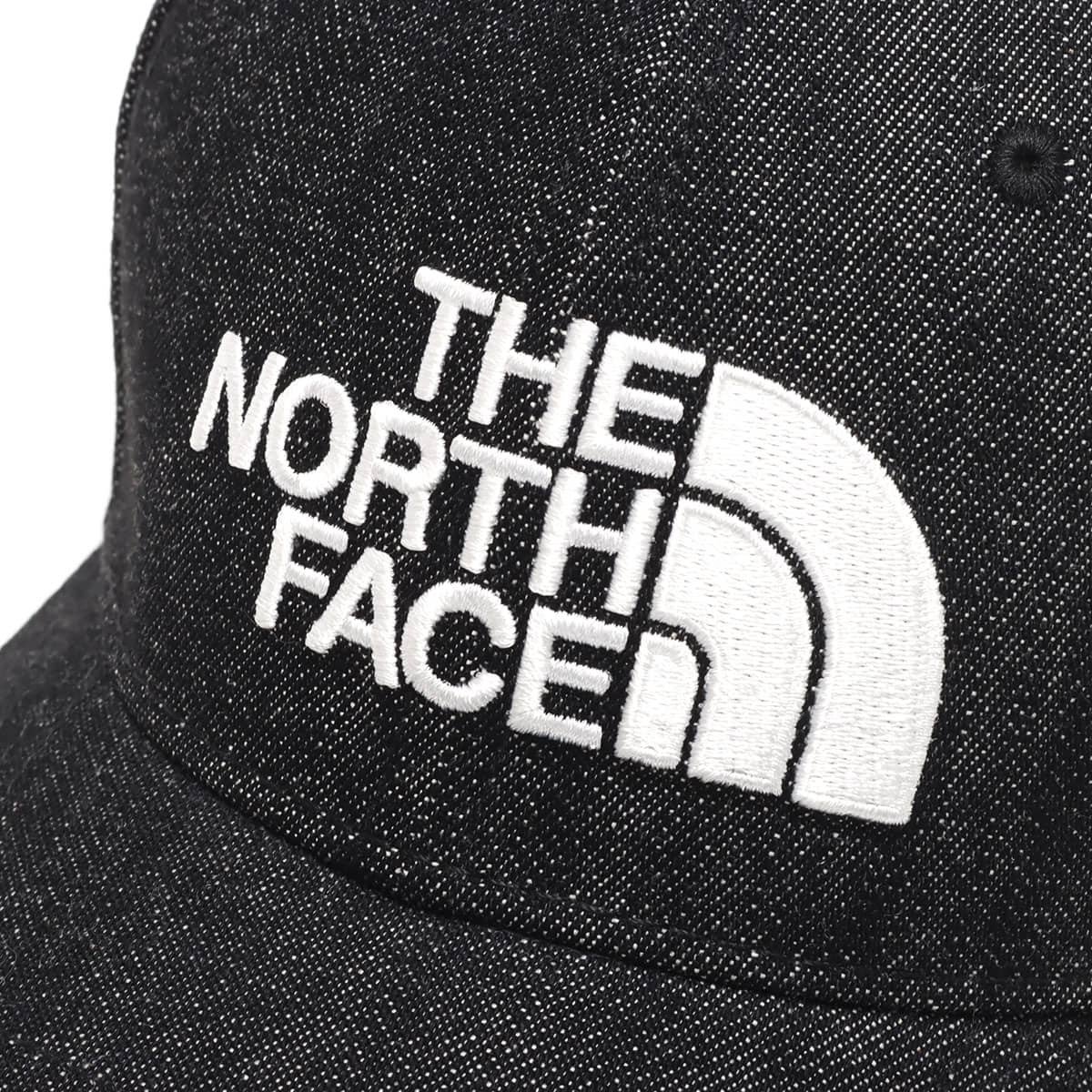 THE NORTH FACE TNF LOGO CAP BLACKDENIM 22SS-Iの画像